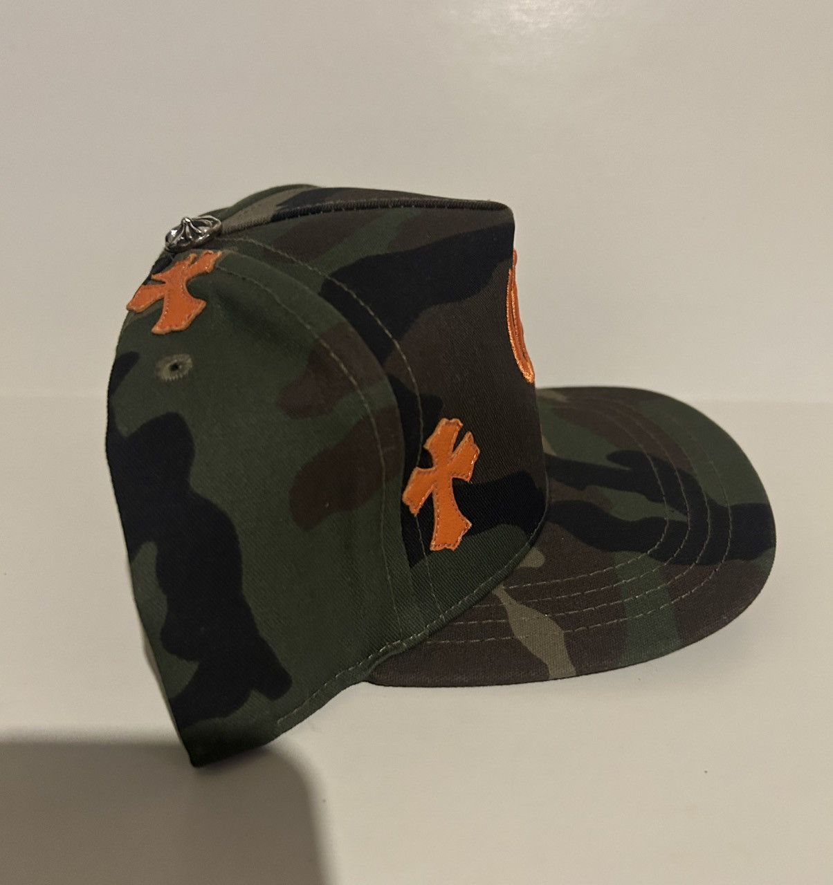 Chrome Hearts Chrome Hearts Camo CH Cemetery Cross Patch Baseball Hat Size ONE SIZE - 3 Thumbnail