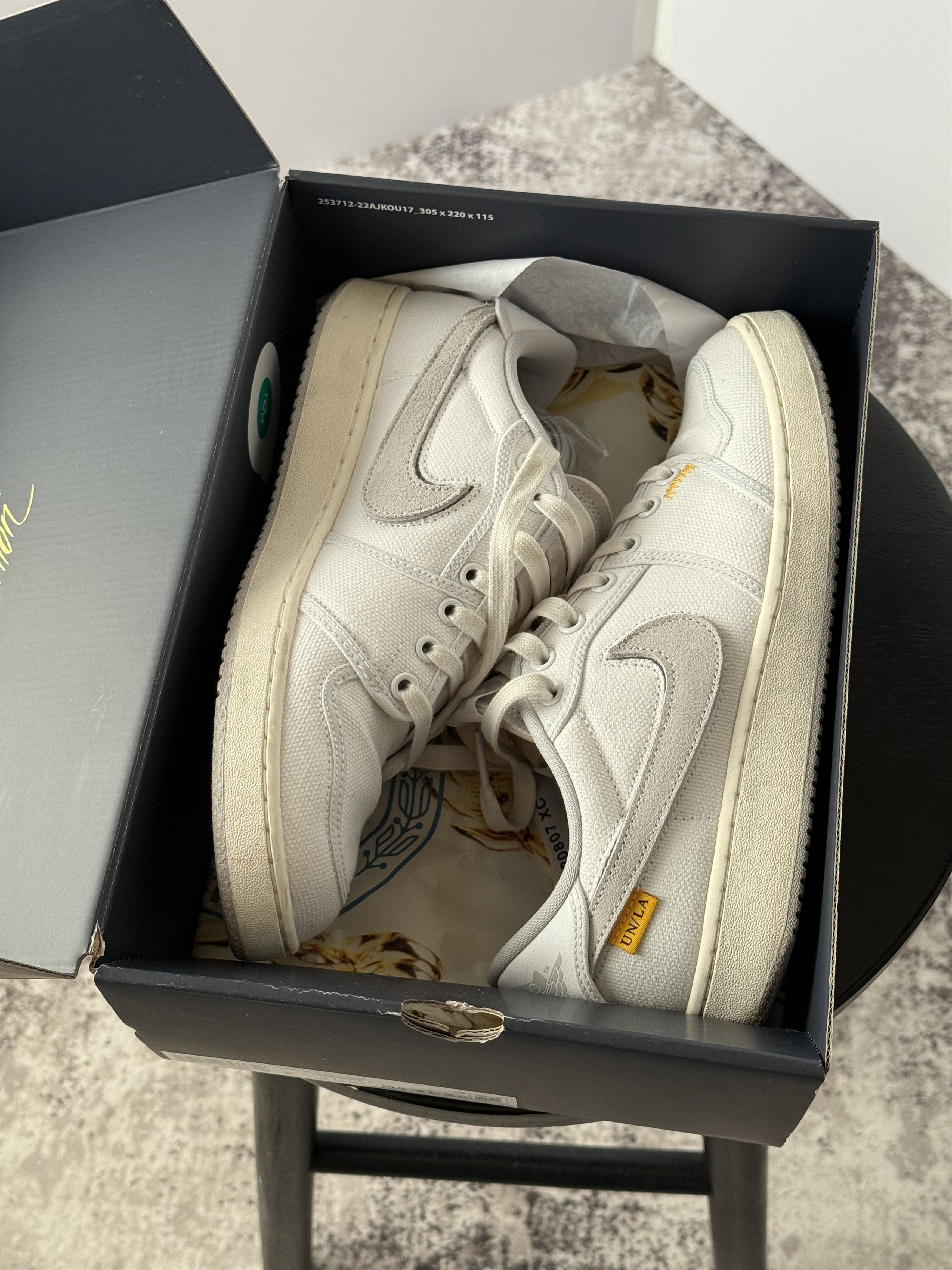 Nike × Union LA Union x Nike AJKO 1 Low White 2023 Size 9 DZ4864