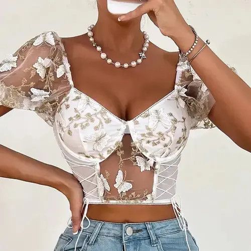 Designer Yimunancy Boho Bufferfly Embroidery Size S / US 4 / IT 40 - 5 Thumbnail