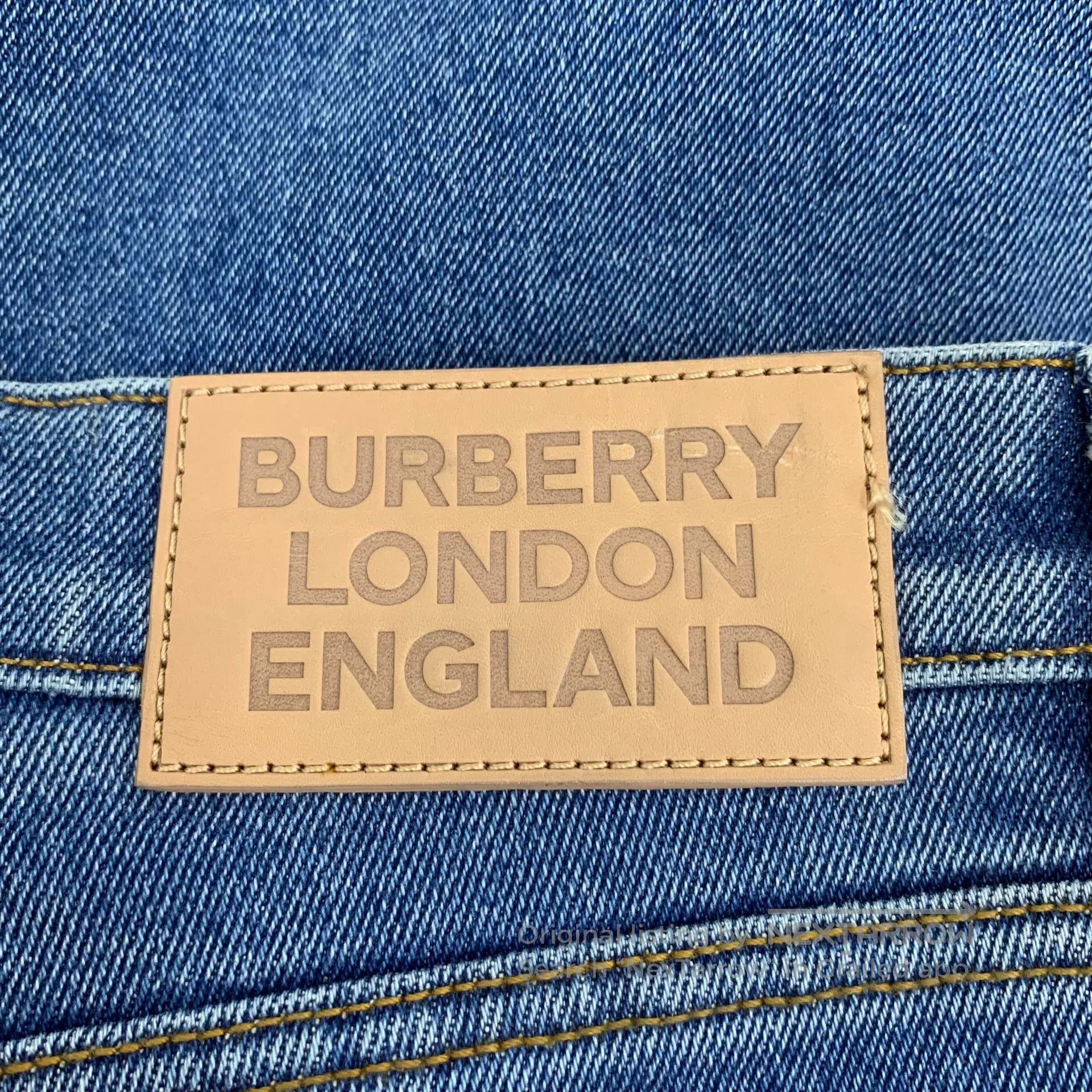 Burberry Burberry Dark blue cotton casual denim long pants| Size US 27 - 6 Thumbnail