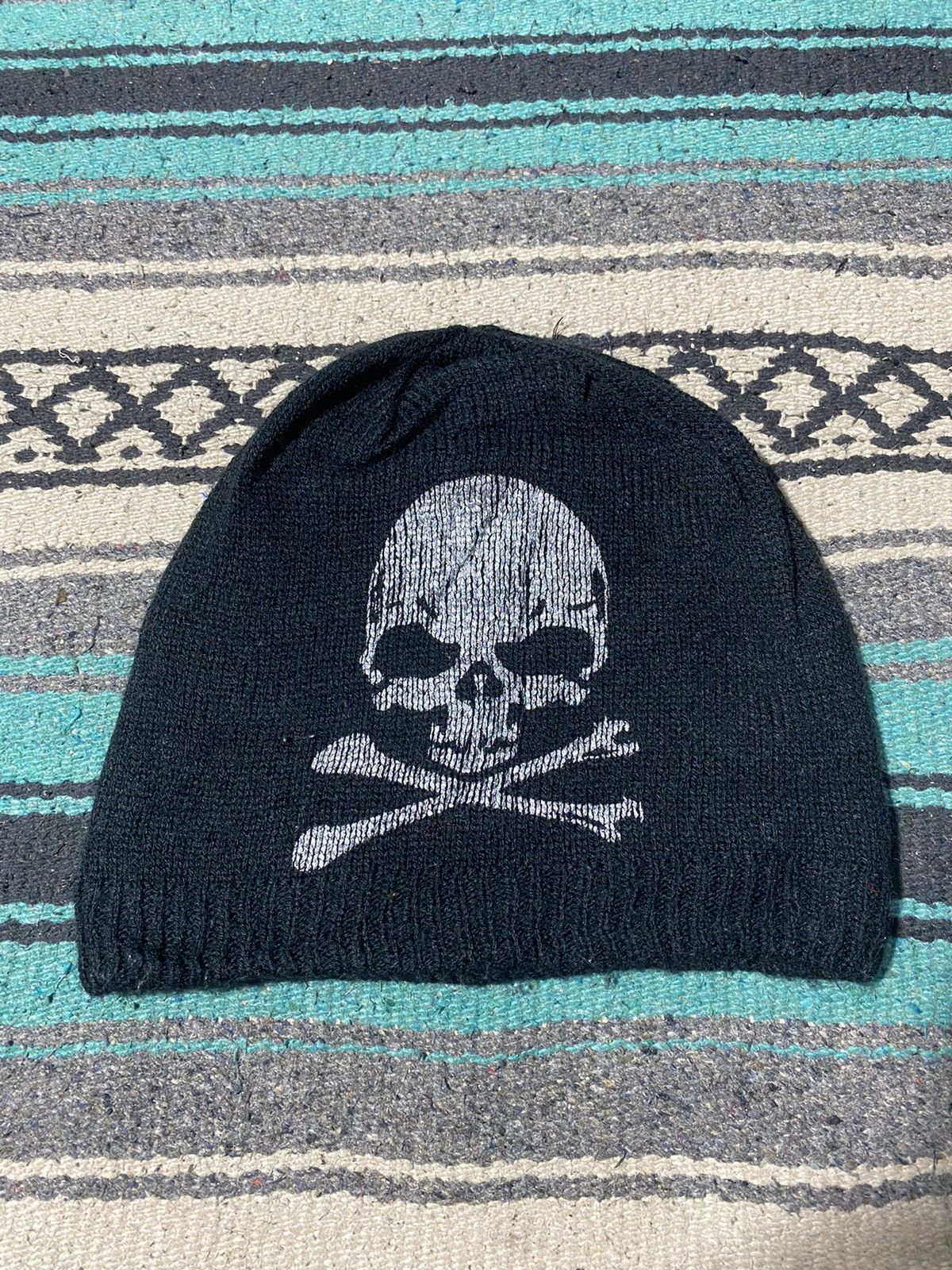Beauty Beast Unknown Skull Reversible Beanie Hat Size ONE SIZE - 3 Thumbnail