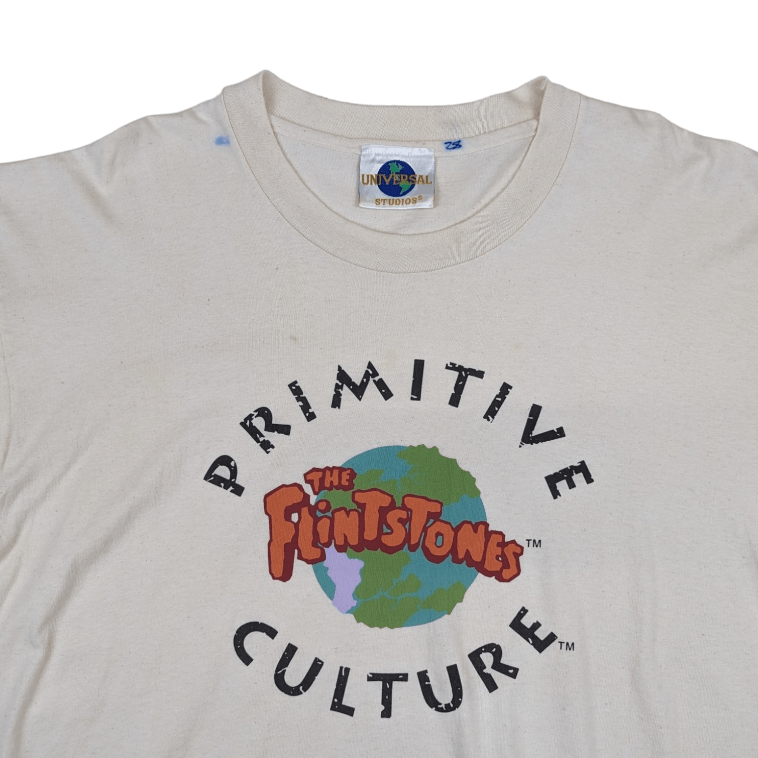 Universal Studios 90'd UNIVERSAL STUDIOS The Flintstones Primitive Culture Tee Size US L / EU 52-54 / 3 - 4 Thumbnail