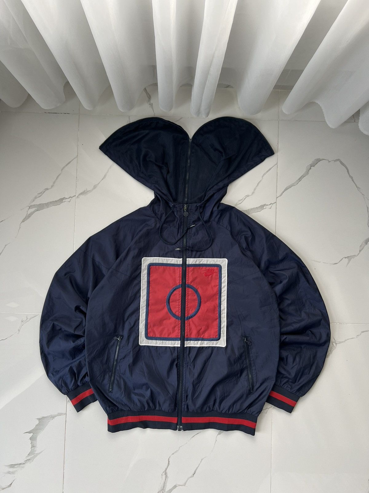 Nike × Vintage 90’s RARE FULL ZIP NIKE TRACK JACKET Y2K SWOOSH LOGO Size US M / EU 48-50 / 2 - 1 Thumbnail