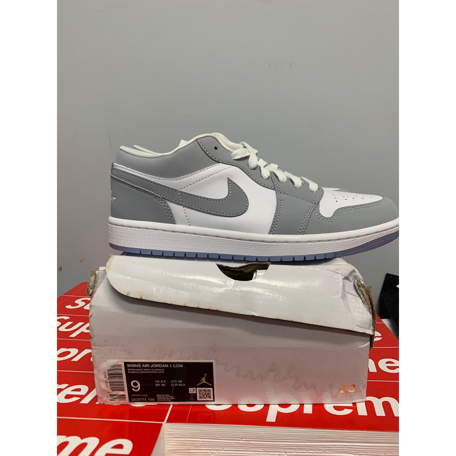 Nike Air Jordan Low Wolf Grey Women's Size NEW SHIPS NOW