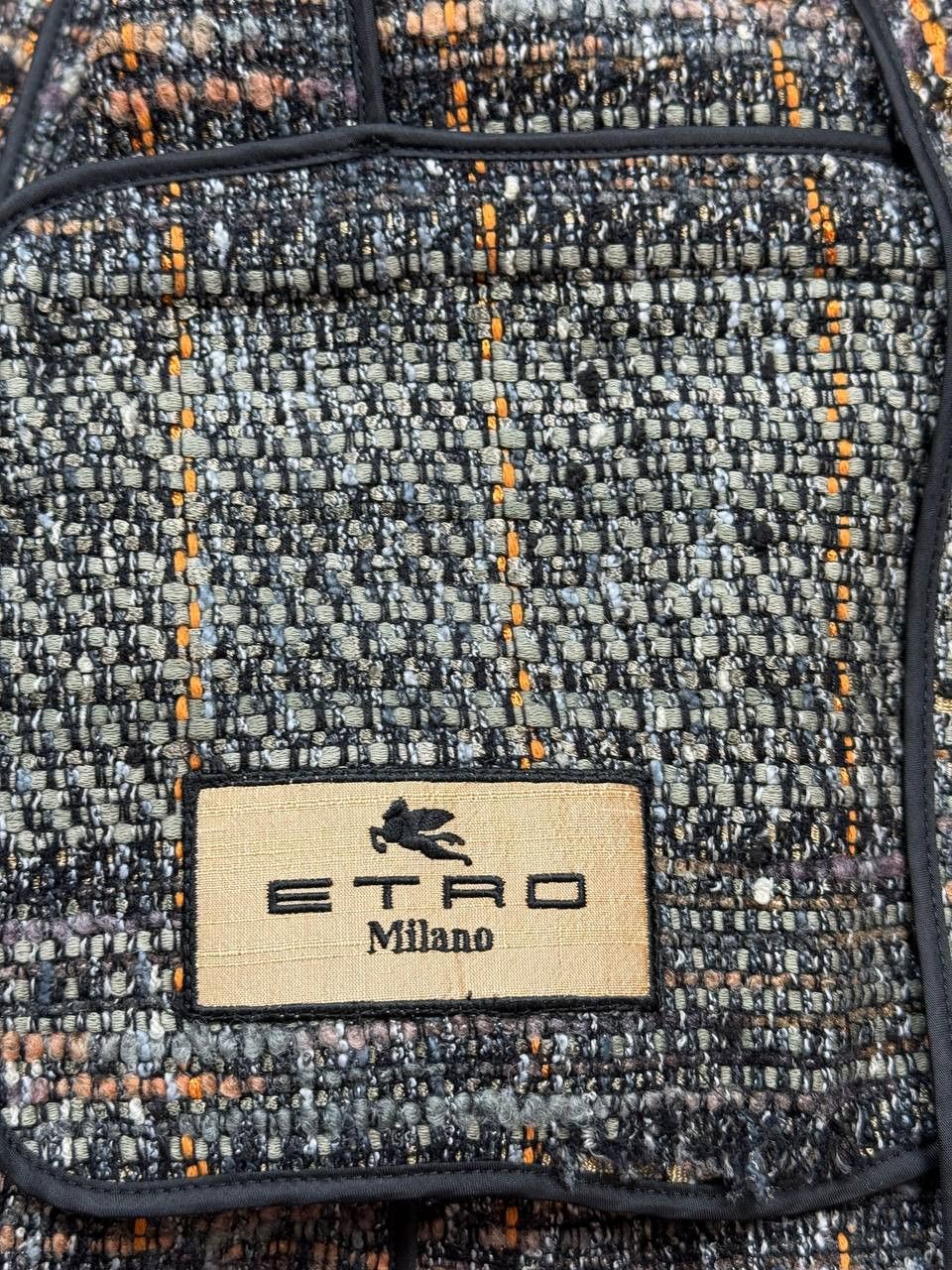 Etro ETRO Luxury blend PLAID TWEED Blazer coat Jacket Size 42 Size M / US 6-8 / IT 42-44 - 6 Thumbnail