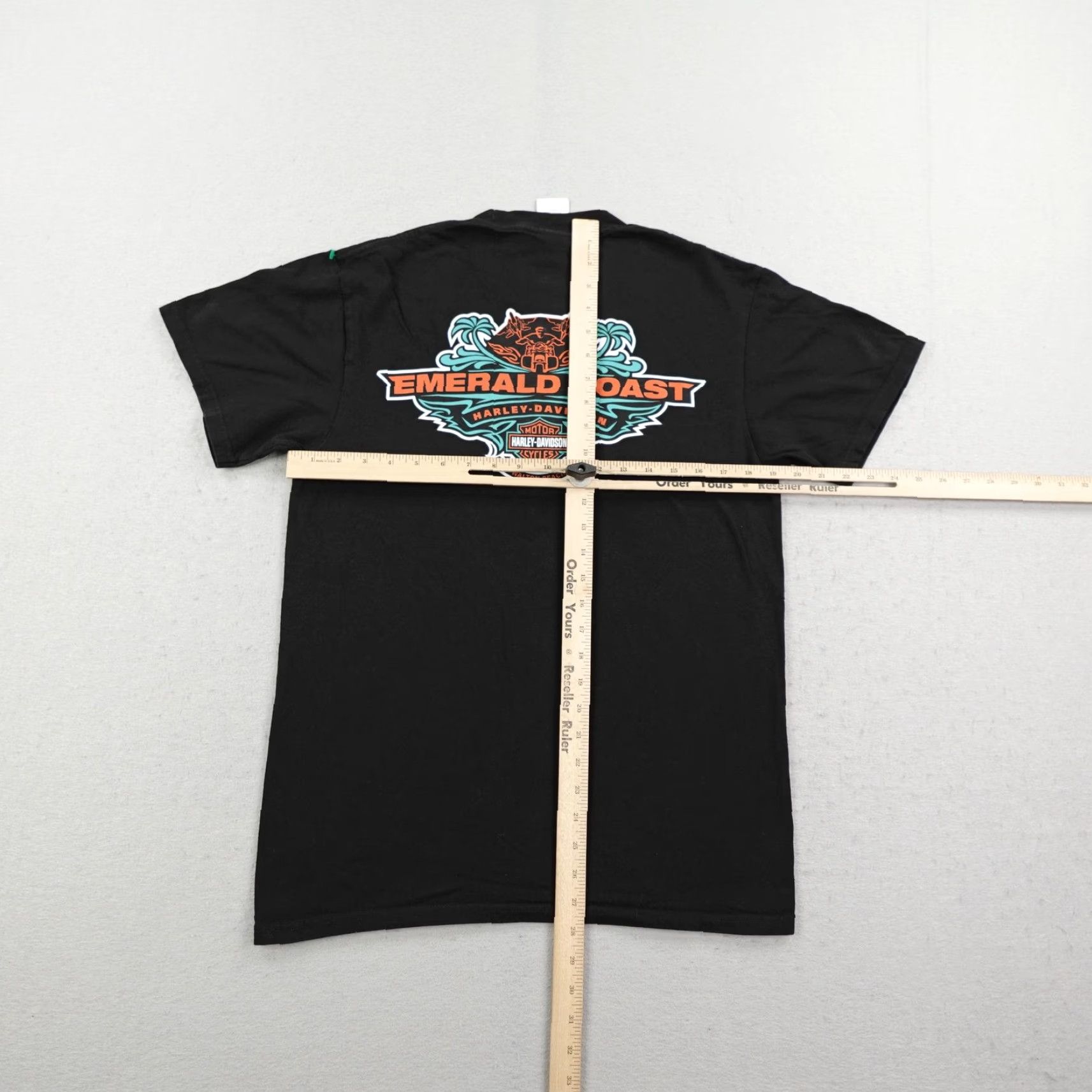 Harley Davidson Harley-Davidson Shirt Mens Medium Black Emerald Coast Florida Motorcycles Biker Size US M / EU 48-50 / 2 - 7 Thumbnail