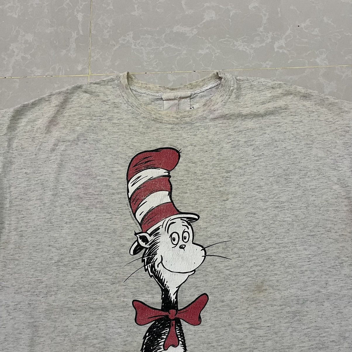 Cartoon Network Vintage 90s Dr Seuss Character cartoon Distressed 90s kids Size US L / EU 52-54 / 3 - 3 Thumbnail