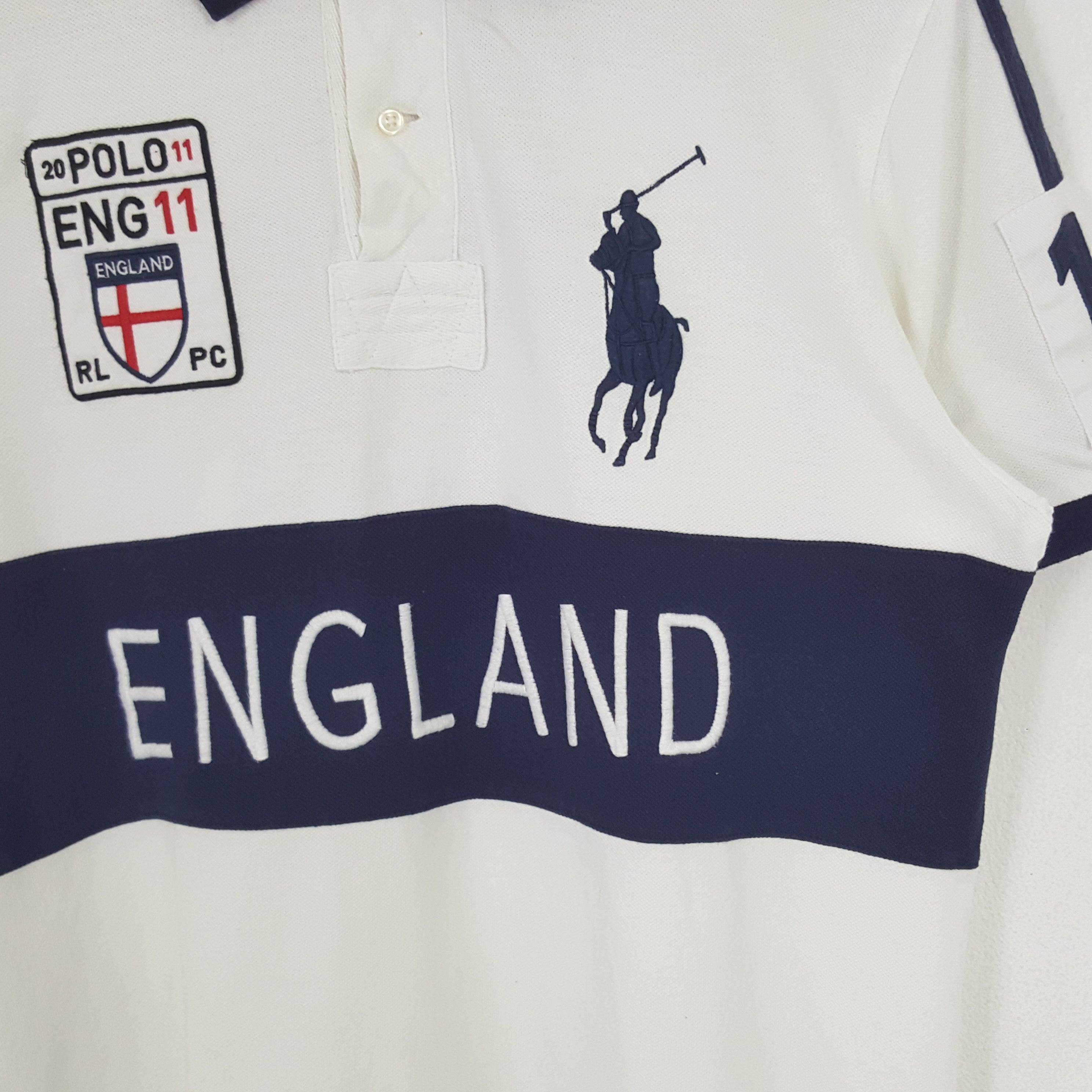Polo Ralph Lauren × Vintage Vintage Polo by Ralph Lauren England Designer Polos Size US M / EU 48-50 / 2 - 2 Thumbnail