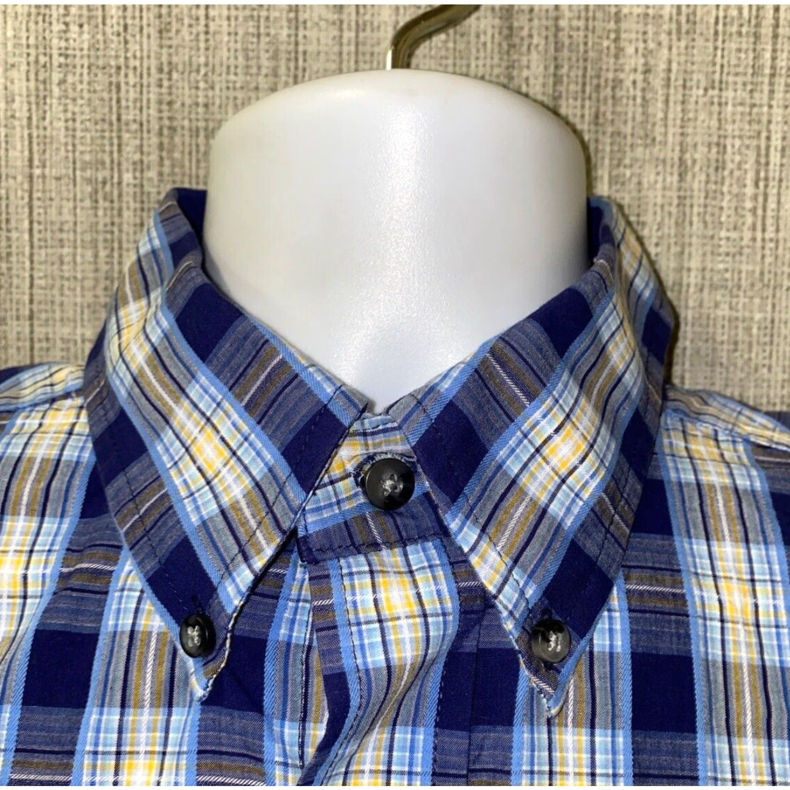 Wrangler Wrangler George Stait Mens Multi Color Plaid Long Sleeve Button Shirt L Size US L / EU 52-54 / 3 - 3 Thumbnail