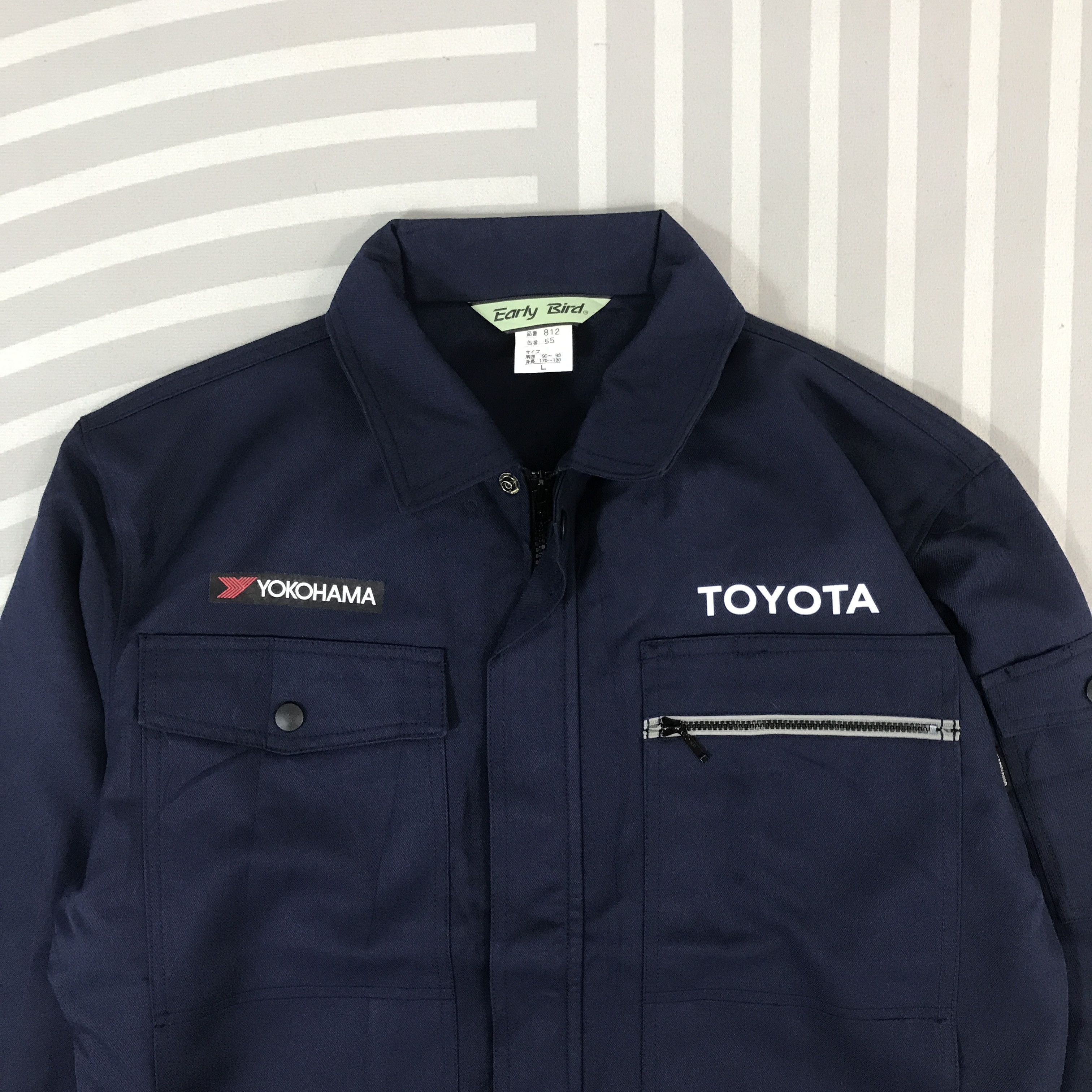 Japanese Brand × Vintage Vintage Toyota X Yokohama Racing uniforms custom Jacket Size US L / EU 52-54 / 3 - 3 Thumbnail