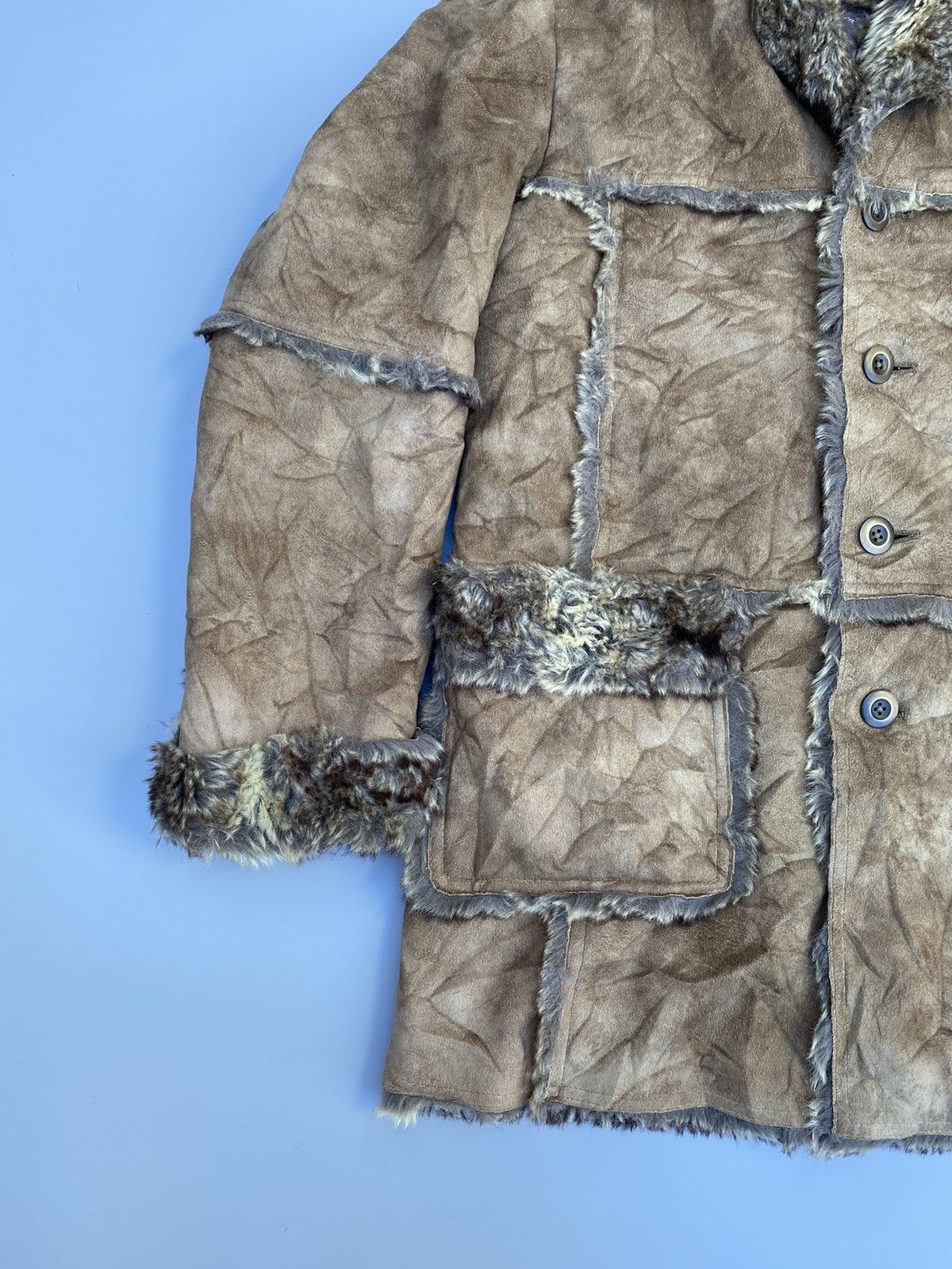 If Six Was Nine Archive 291295 Homme Faux Fur Patchwork Parka Size US M / EU 48-50 / 2 - 5 Thumbnail
