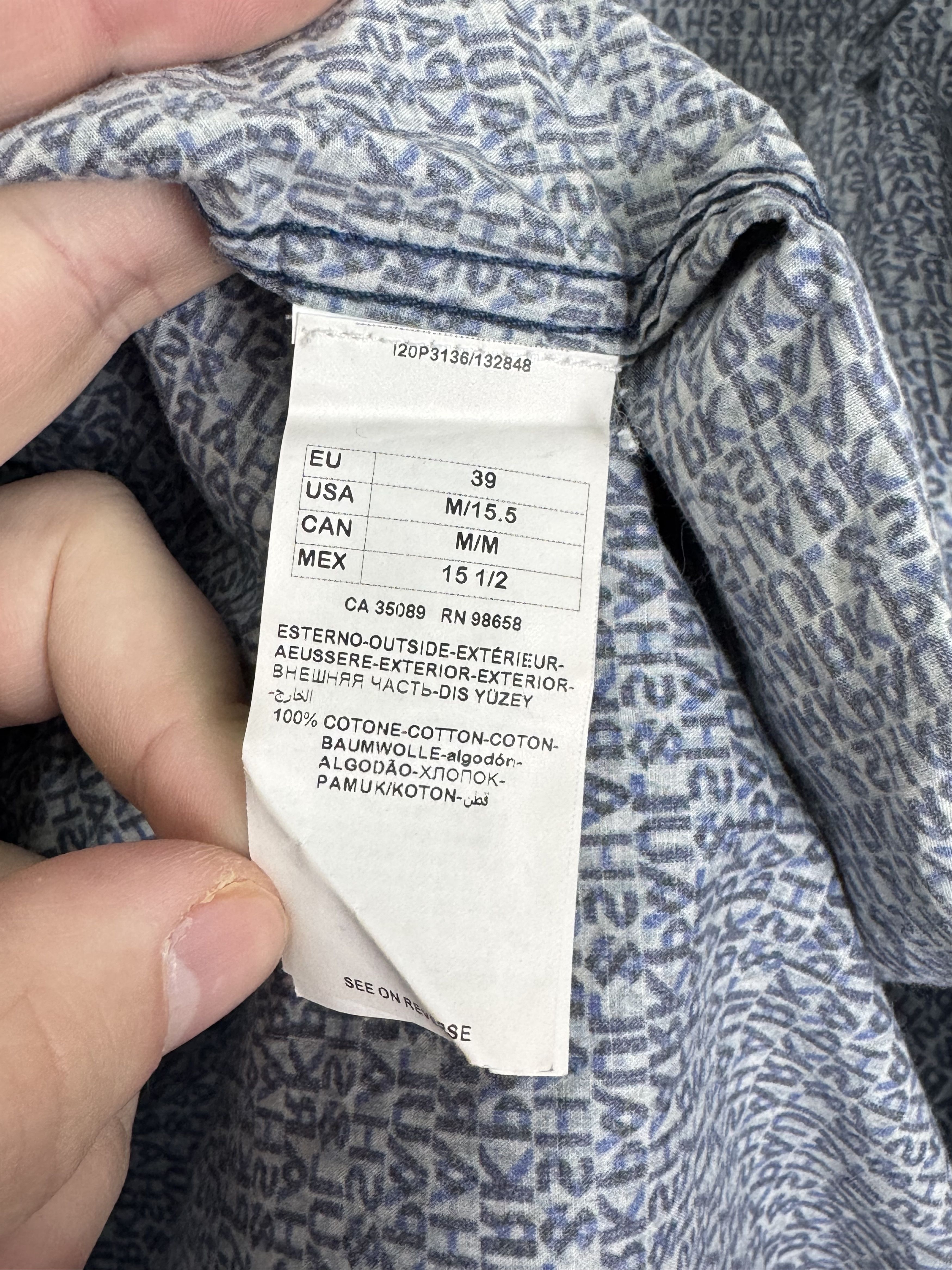 Paul & Shark Paul & Shark Yachting Monogram Button Ups Shirt Size US M / EU 48-50 / 2 - 8 Thumbnail