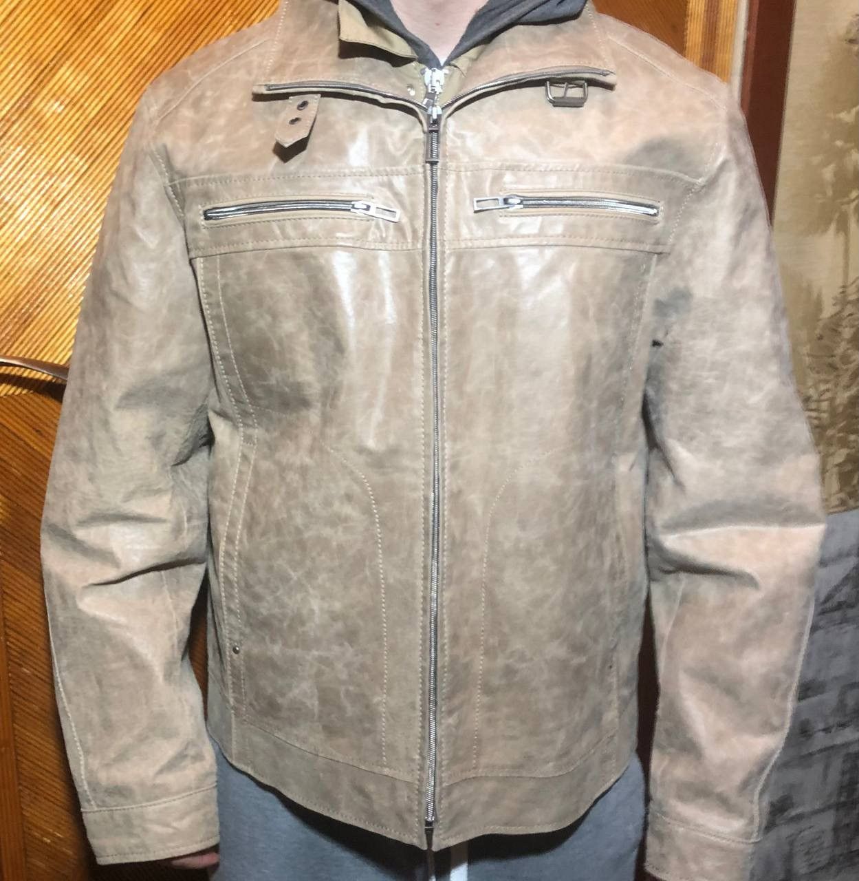 Genuine Leather × Vintage Canda Leather Jacket Vintage Size US XL / EU 56 / 4 - 11 Thumbnail