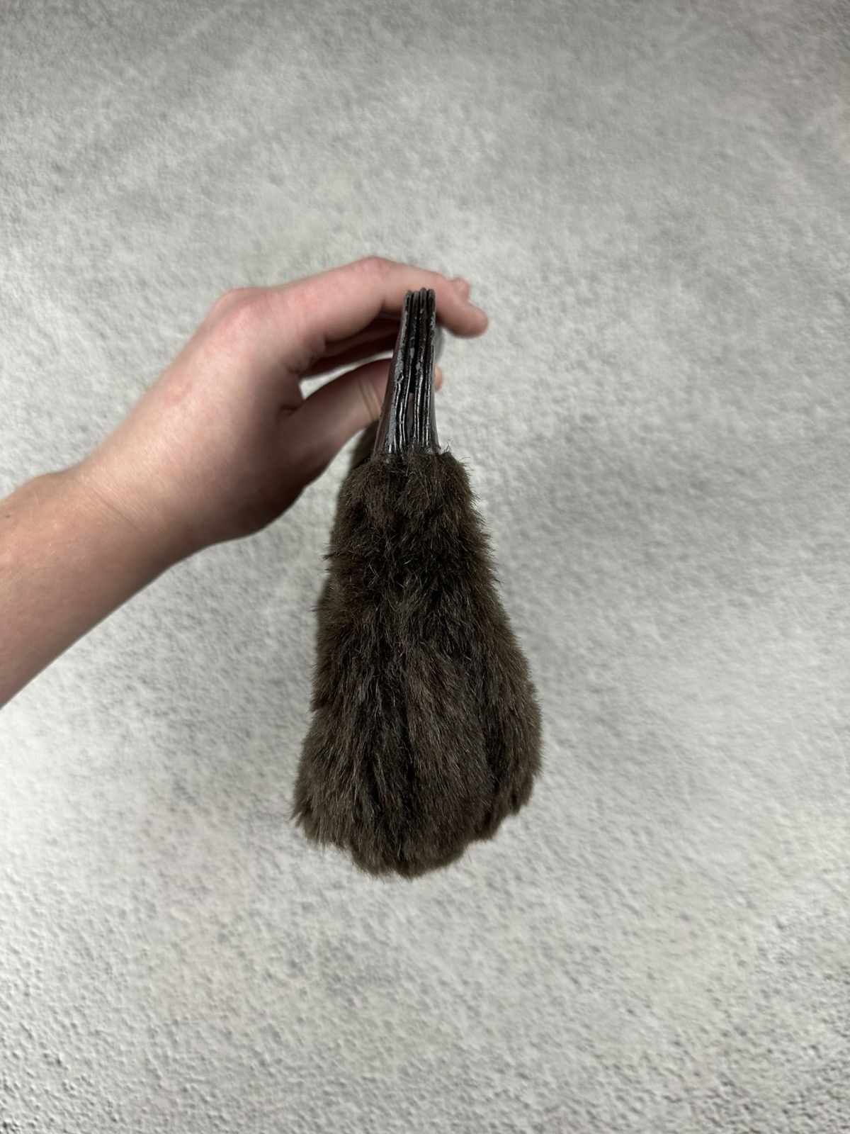 Japanese Brand Crazy Fur Fuzzy Bag Faux Mini Luxury Opium Y2K Size ONE SIZE - 4 Thumbnail
