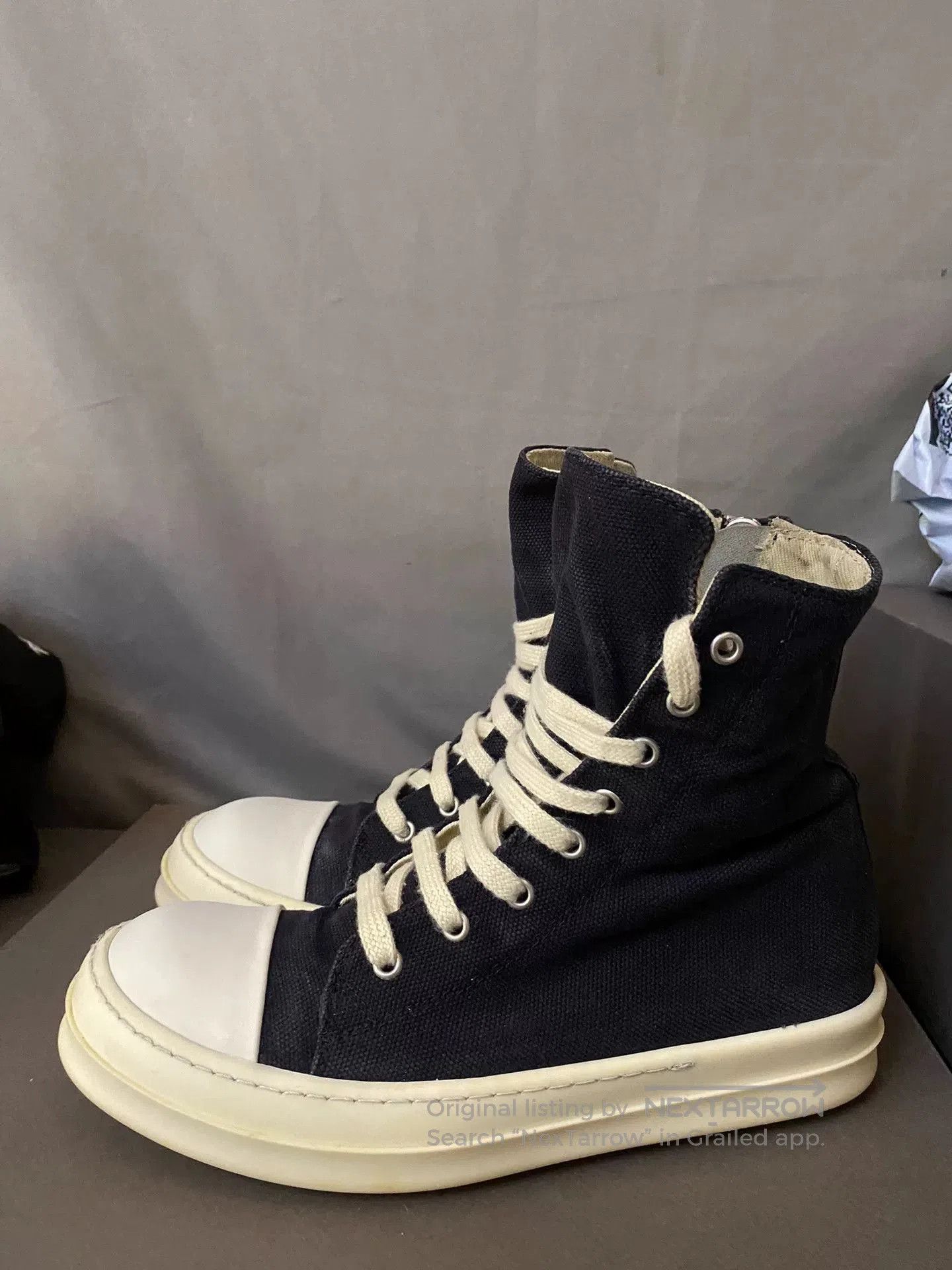 Other rick owens high top canvas sneakers size 41. Size US 8 / EU 41 - 1 Thumbnail