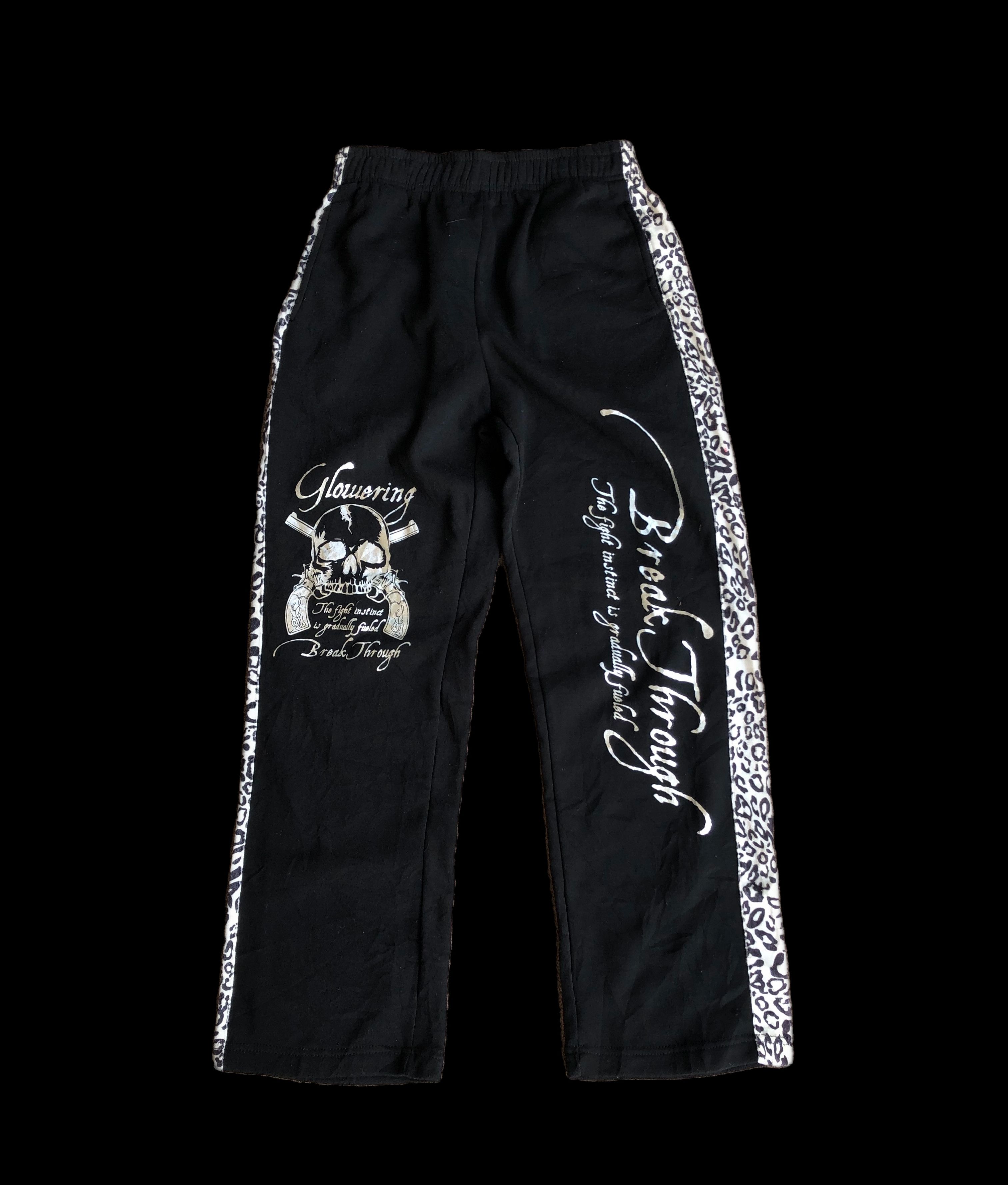 If Six Was Nine Dia Star Leopard Poem Vkei Style Y2k Japanese Size US 29 - 1 Thumbnail