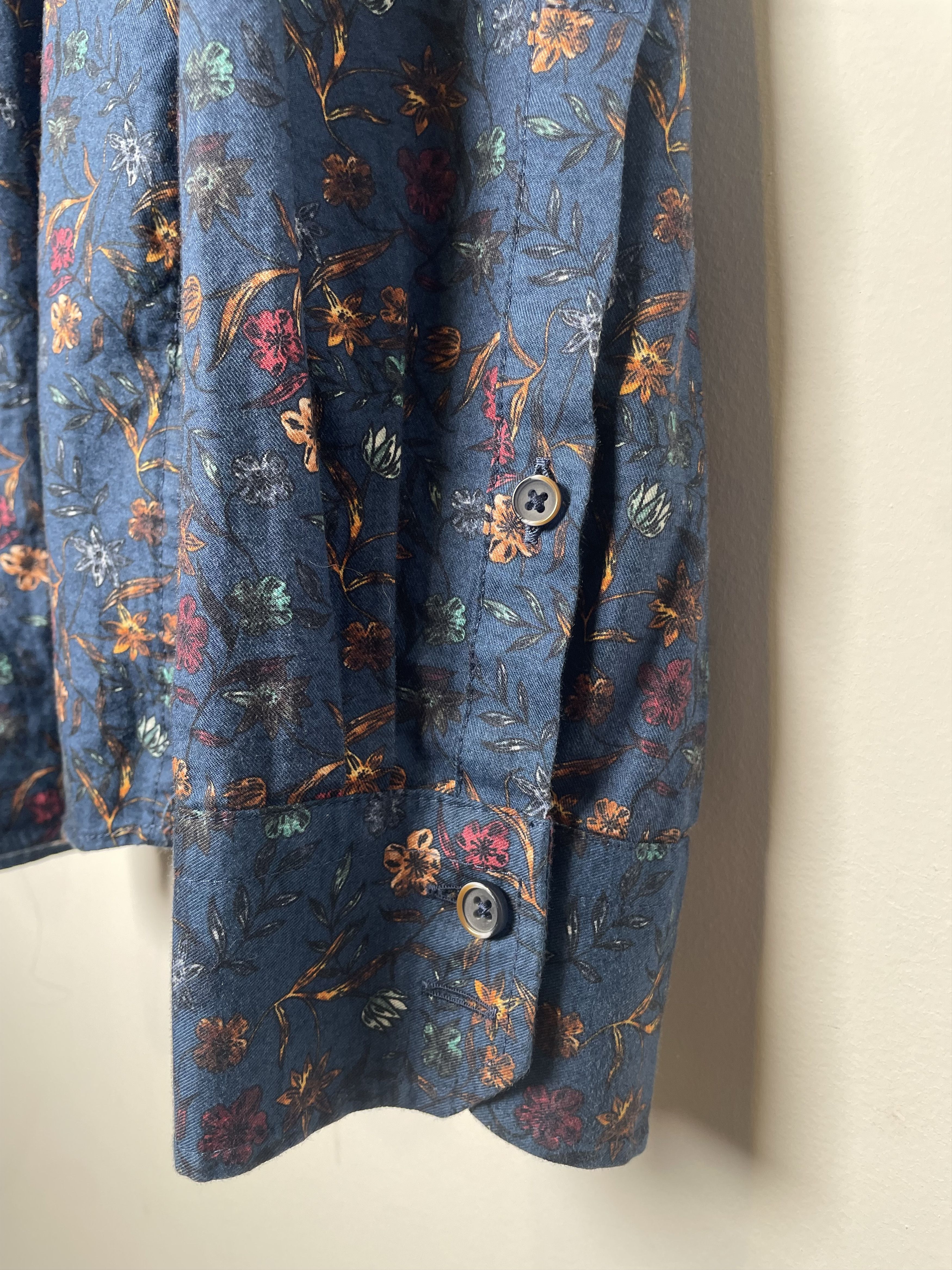 Other 🇩🇪 OLYMP Level Five Body Fit Floral Cotton Shirt - L Size US L / EU 52-54 / 3 - 5 Thumbnail