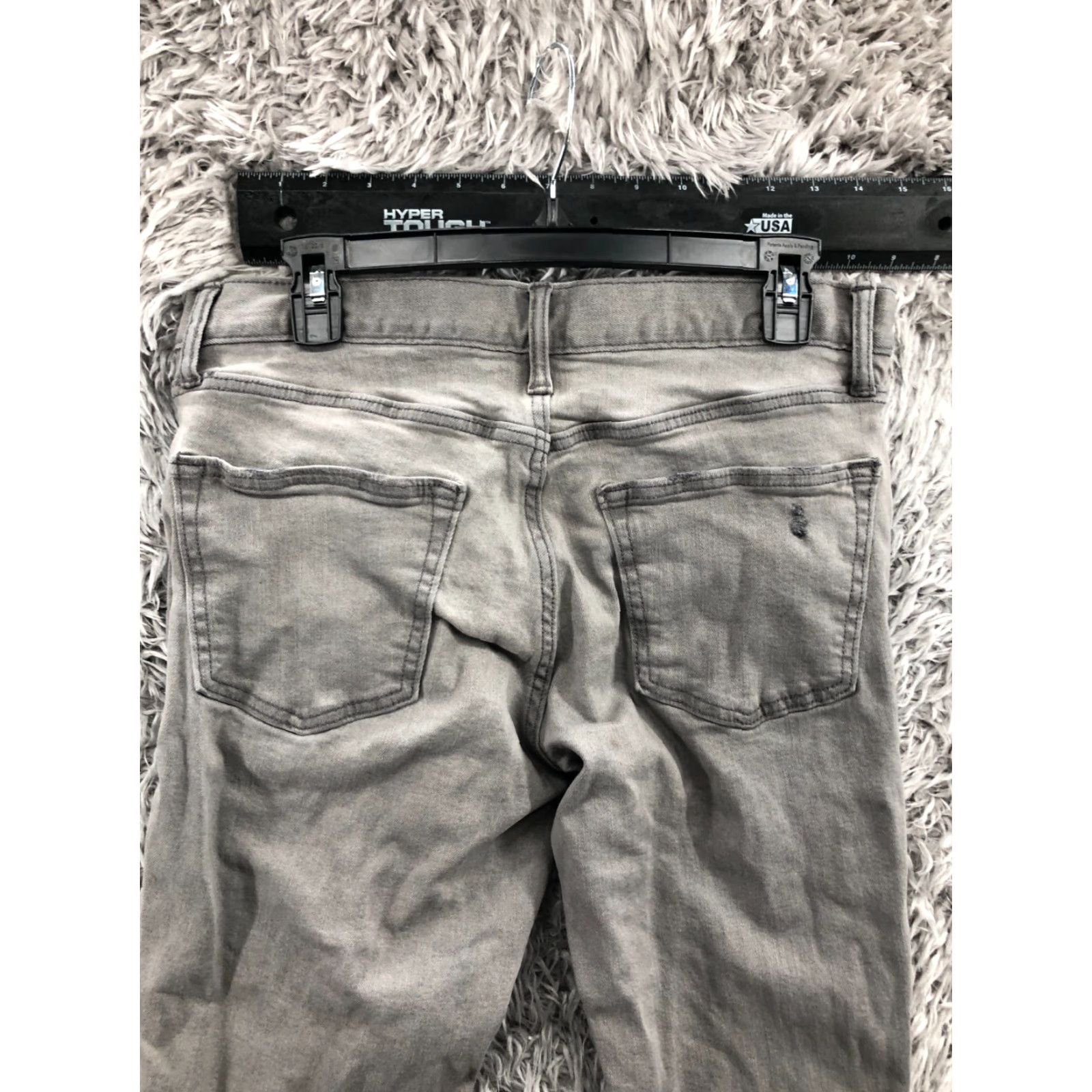 Old Navy Old Navy Jeans Mens Slim Straight 32x34 Mid Rise Gray Denim 5-Pocket Size US 32 / EU 48 - 6 Thumbnail
