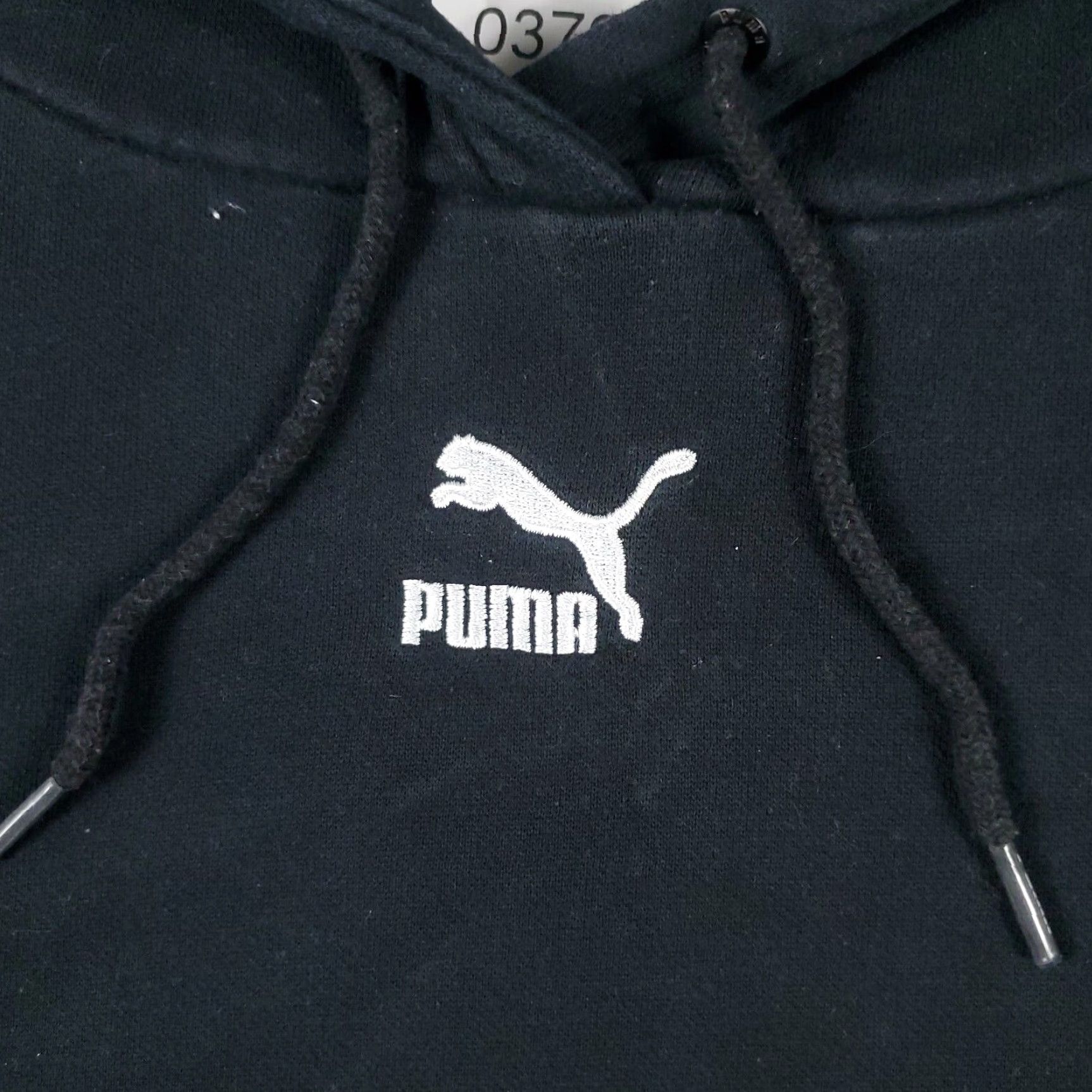Puma Puma Hoodie Womens XS Black Cotton Blend Pullover Sweatshirt Ladies Size XS / US 0-2 / IT 36-38 - 2 Thumbnail