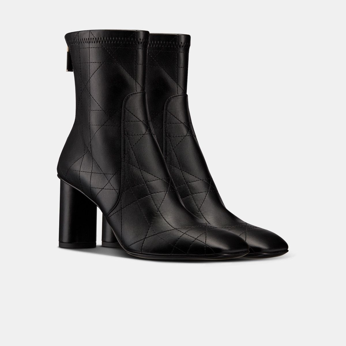 Dior o1w1db10326 D-Shadow Heeled Ankle Boot in Black Size US 7 / IT 37 - 2 Thumbnail