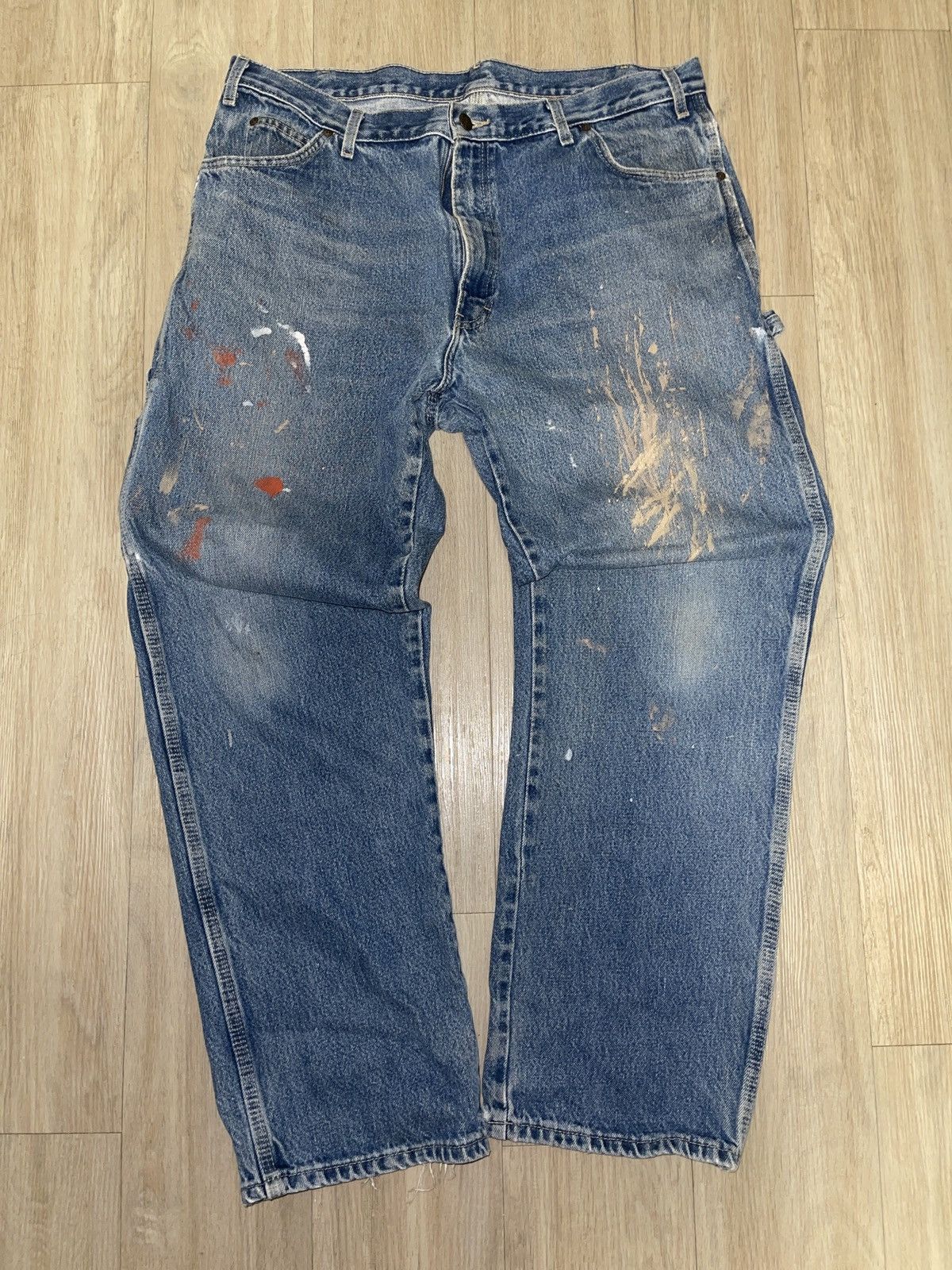 Dickies × Vintage Dickies Vintage Carpenter Paint Jeans Size US 38 / EU 54 - 1 Thumbnail