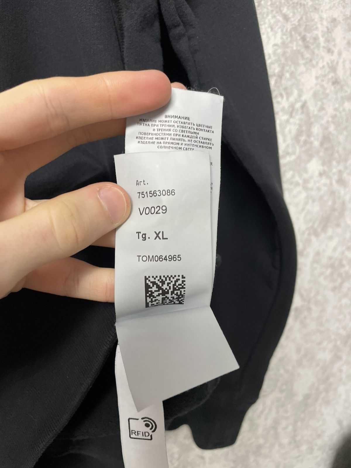 Stone Island Stone Island Big Logo Print Black Sweatshirt Crewneck Size US XL / EU 56 / 4 - 19 Thumbnail