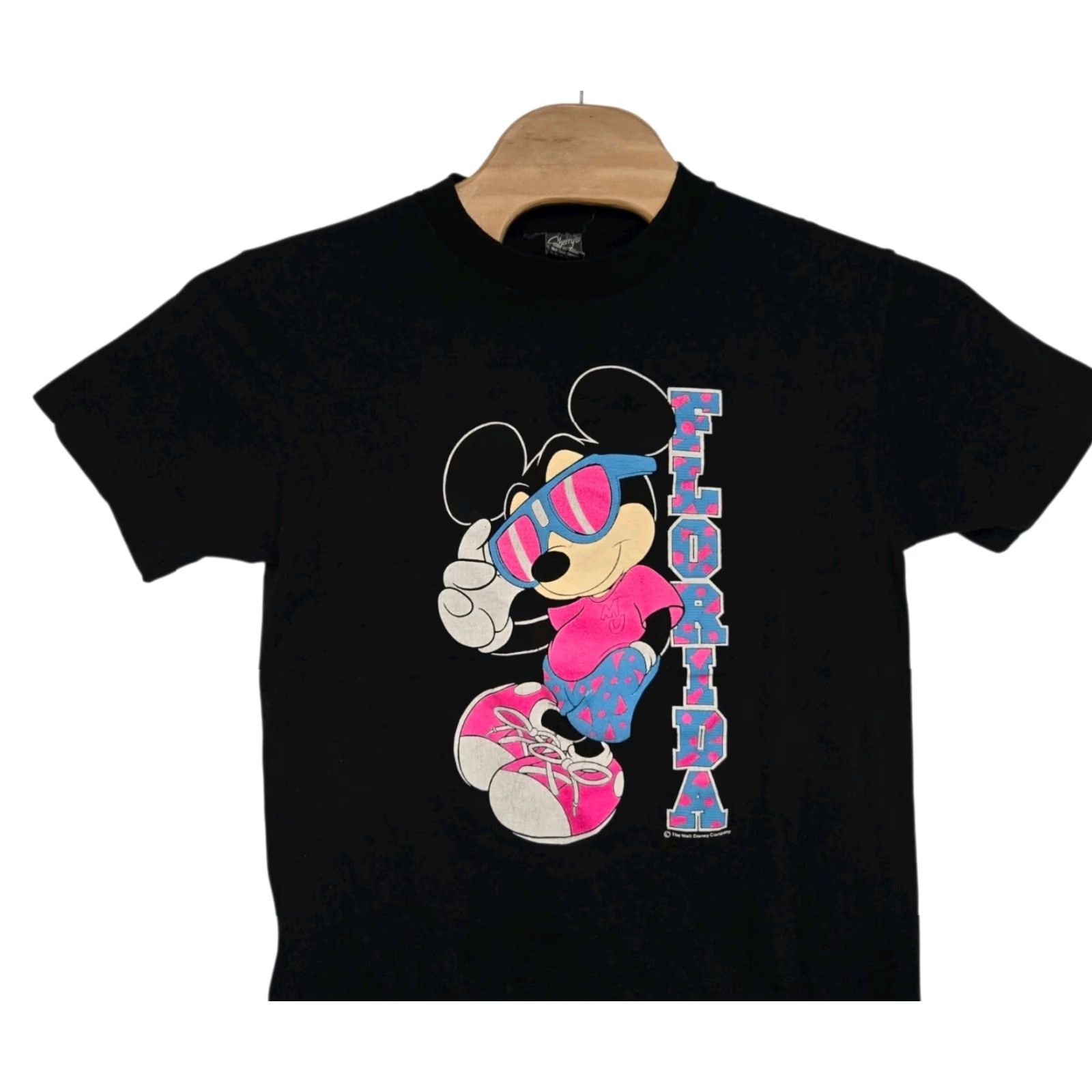 Vintage VINTAGE Florida Mickey Mouse T-Shirt Men's Large Black 90s USA Size US L / EU 52-54 / 3 - 2 Thumbnail
