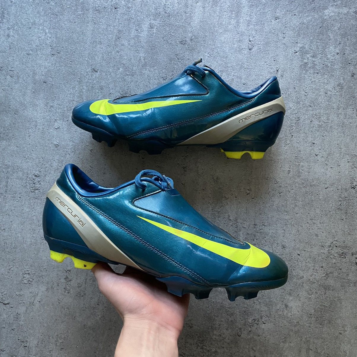 image of Football Boots Nike Mercurial Vapor Iv 2008 in Grey, Men's (Size 11.5)