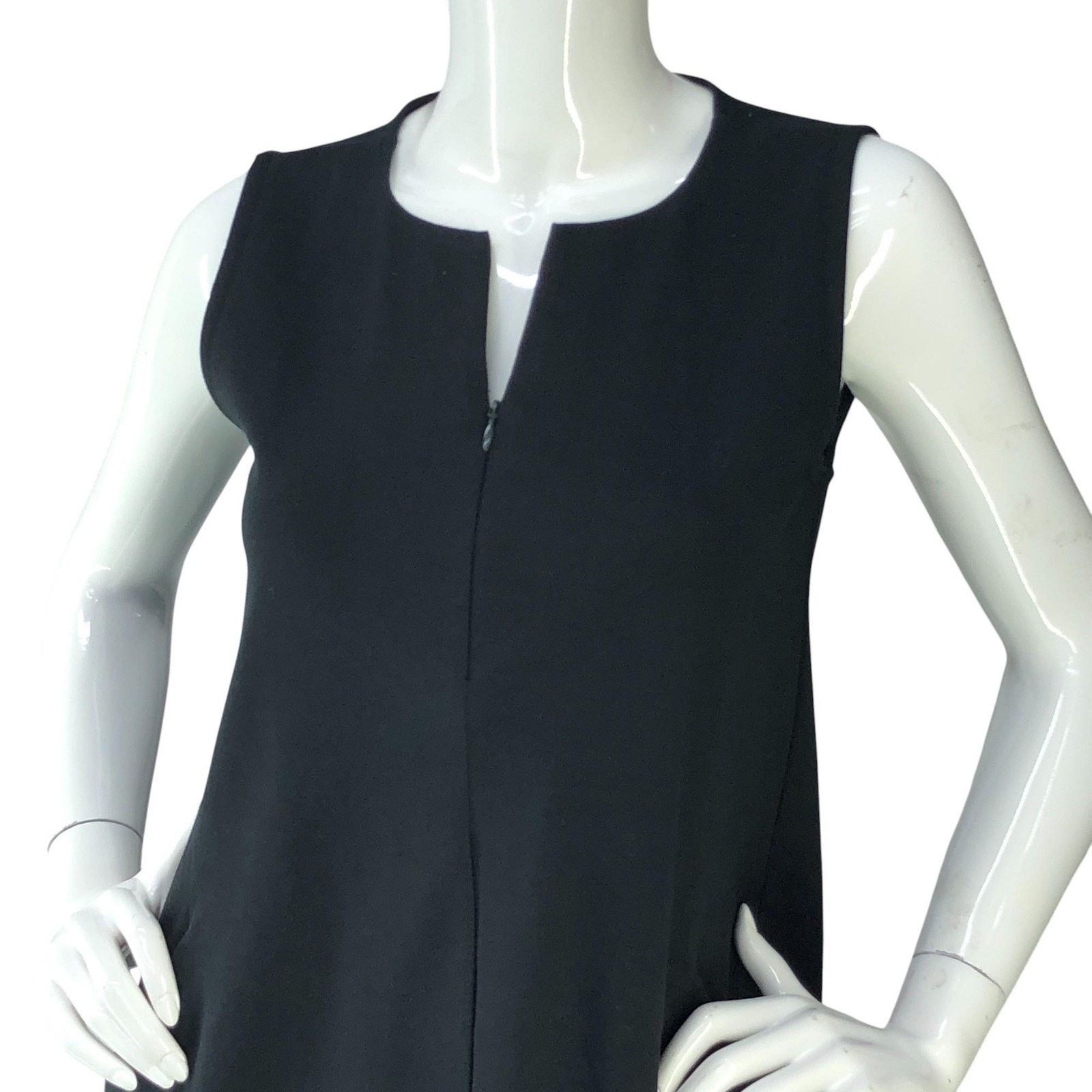 Eileen Fisher Eileen Fisher Dress XXS Sleeveless Sheath Knee Length Pocket Size XXS / US 00 / IT 34 - 3 Thumbnail