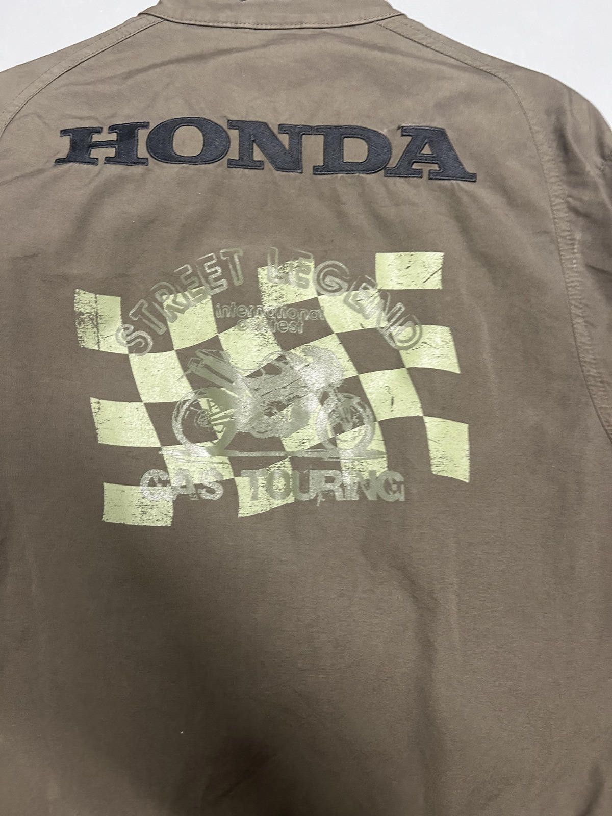 Honda Honda Racing Casual Jacket - Stylish Olive Green Size US XXL / EU 58 / 5 - 8 Thumbnail