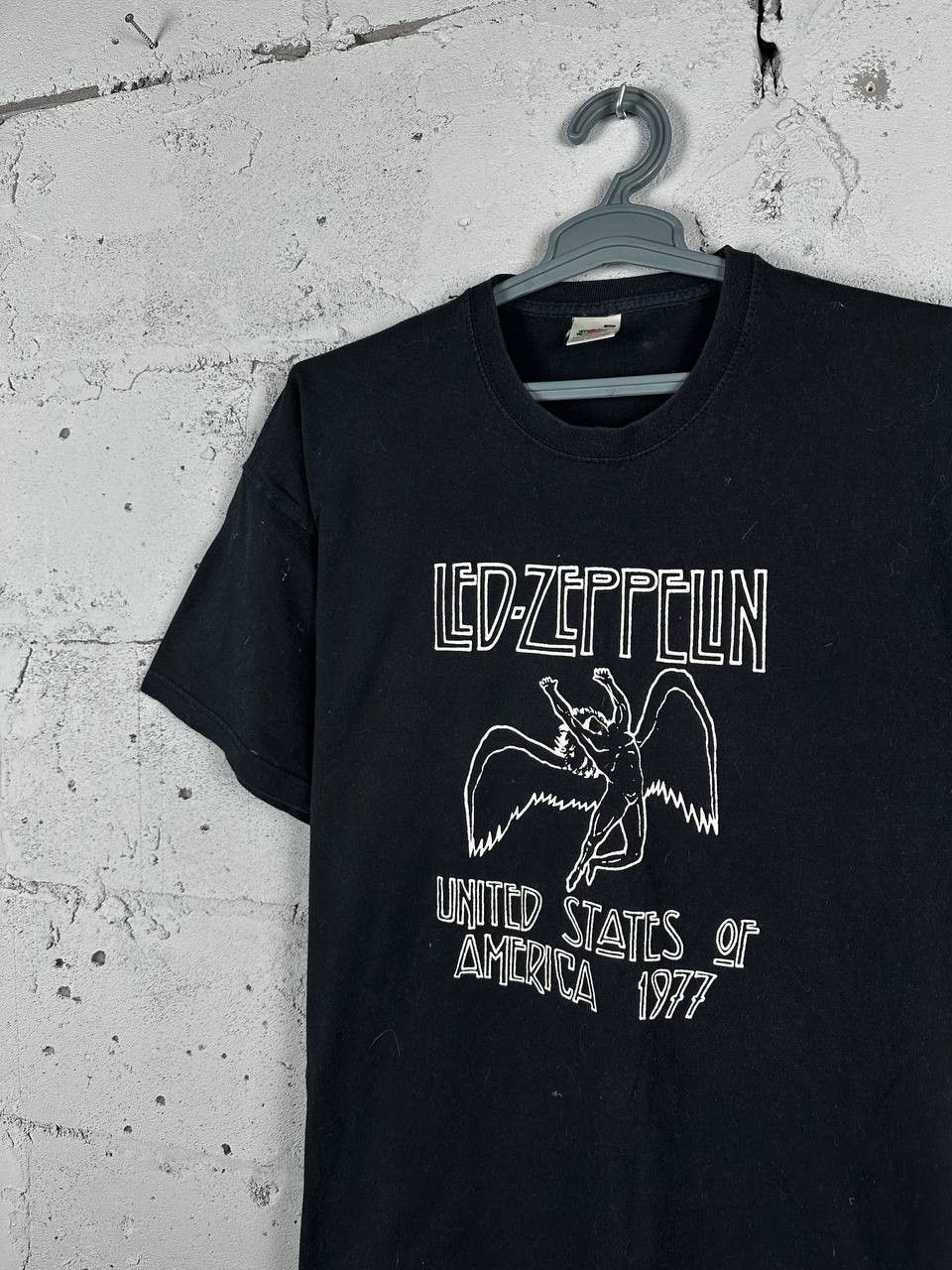 Band Tees × Led Zeppelin × Vintage 2000 Vintage Led Zeppelin USA Tour 1977 Promo Tee 90s Size US XL / EU 56 / 4 - 2 Thumbnail