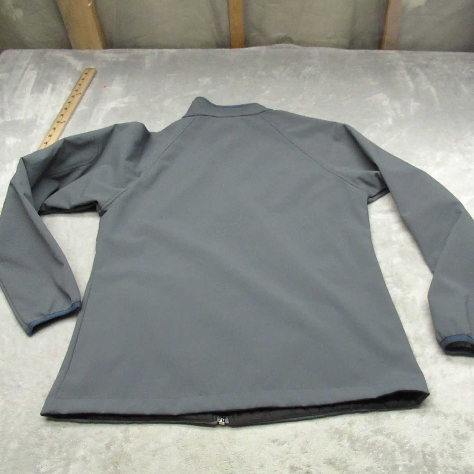 New Balance New Balance Jacket Womens M Gray Fleece Lined Softshell Wind Rain Athletic Jacket Zip Pockets Reflective Mens Women Size M / US 6-8 / IT 42-44 - 7 Thumbnail