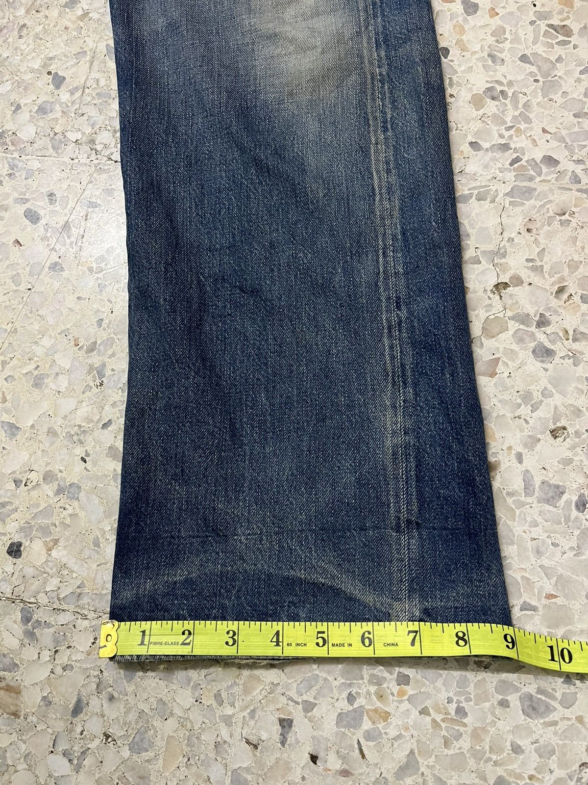 Levi's Vintage Clothing Distress Levi’s 501xx selvedge denim Size US 31 - 19 Thumbnail