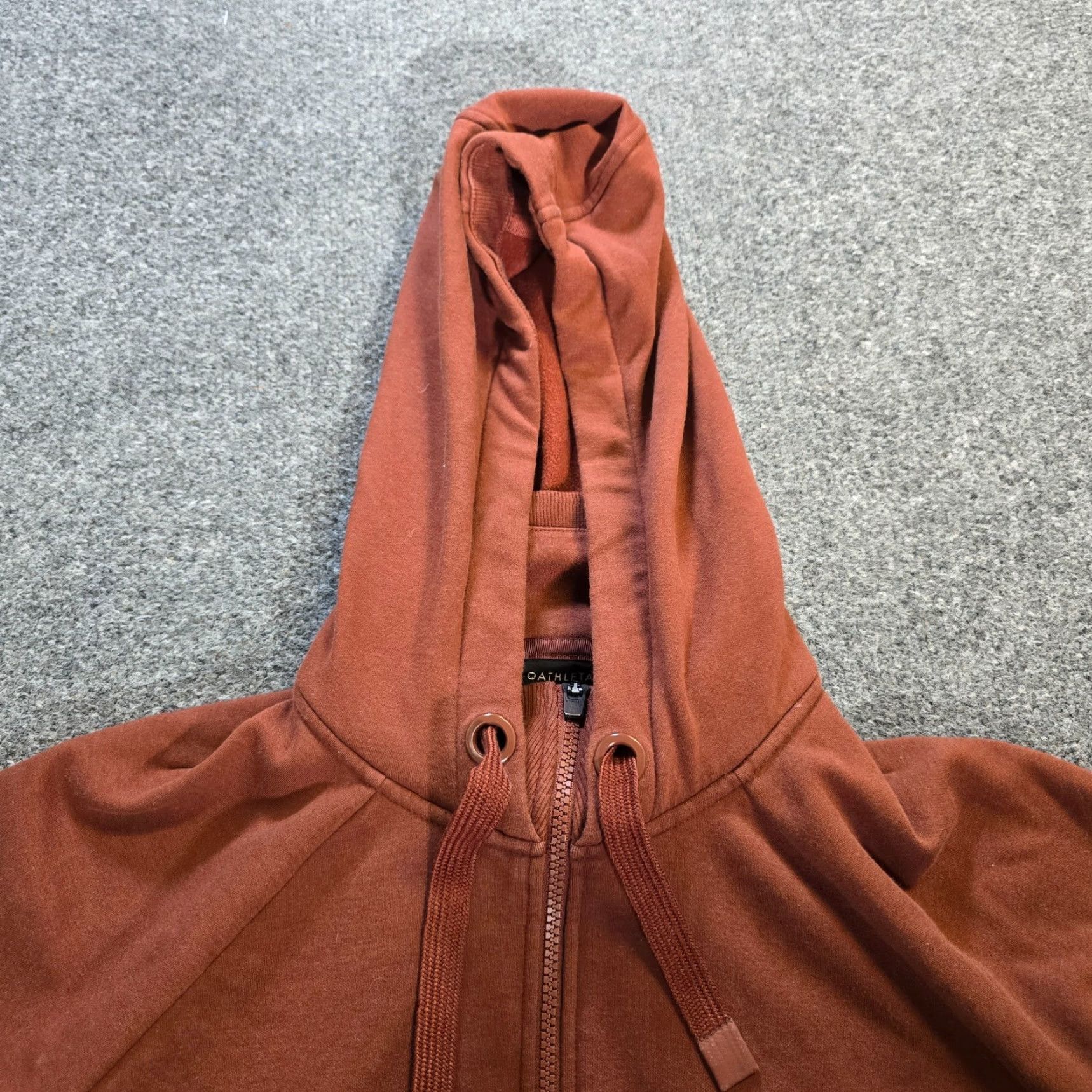 Athleta Athleta Jacket Womens L Brown Triumph Hoodie Full Zip Athletic Stretch - Shirt? (Note: Original title says Type: Hoodie; keep category as Hoodie) Size L / US 10 / IT 46 - 2 Thumbnail