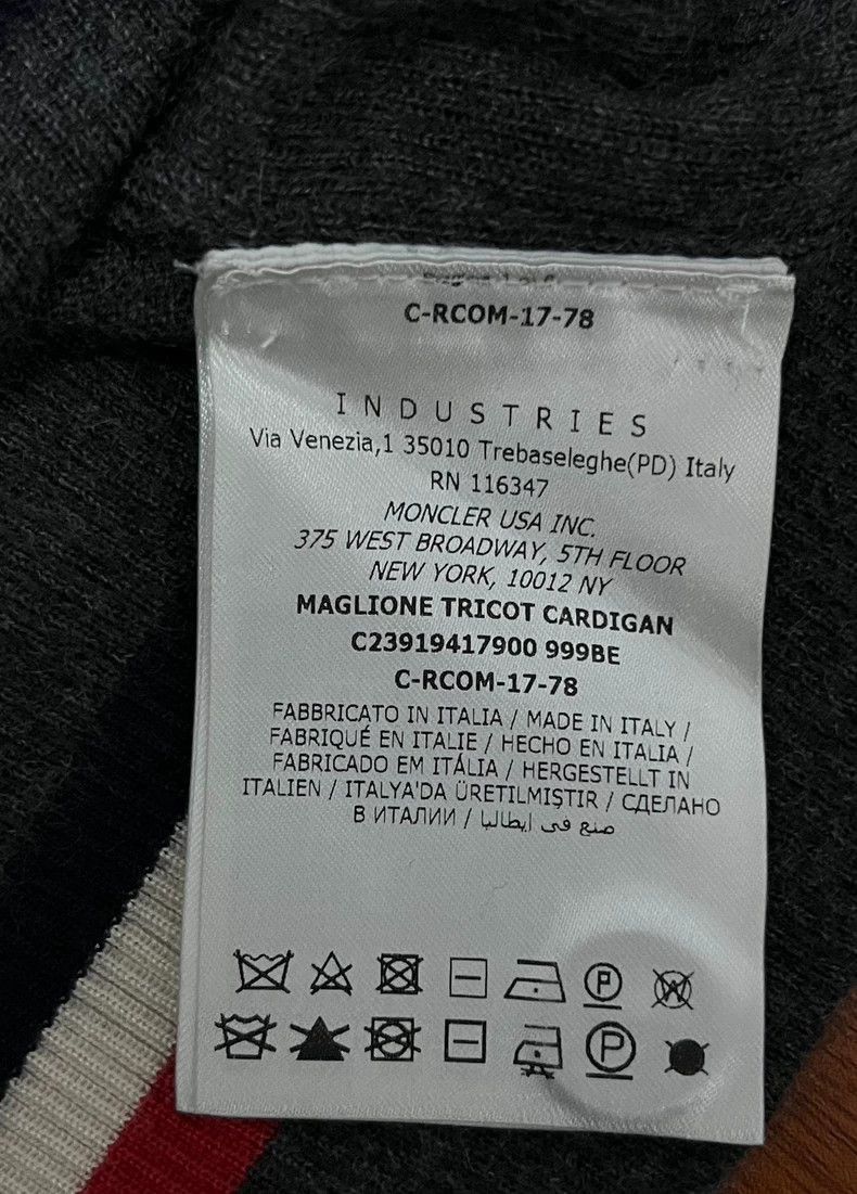 Moncler Genius Moncler Genius Moncler Gamme Bleu Cashmere Cardigan in Gra Size US S / EU 44-46 / 1 - 7 Thumbnail