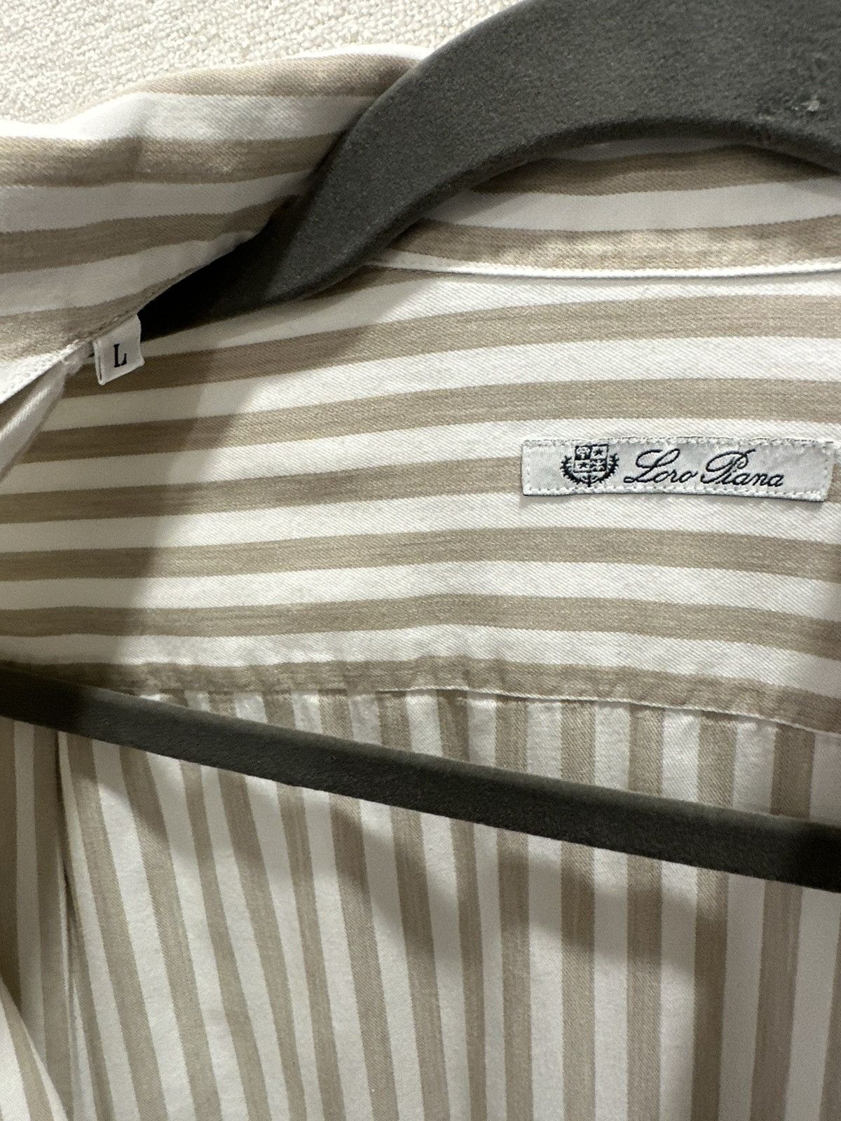 Loro Piana Loro Piana Striped Shirt Size US L / EU 52-54 / 3 - 4 Thumbnail