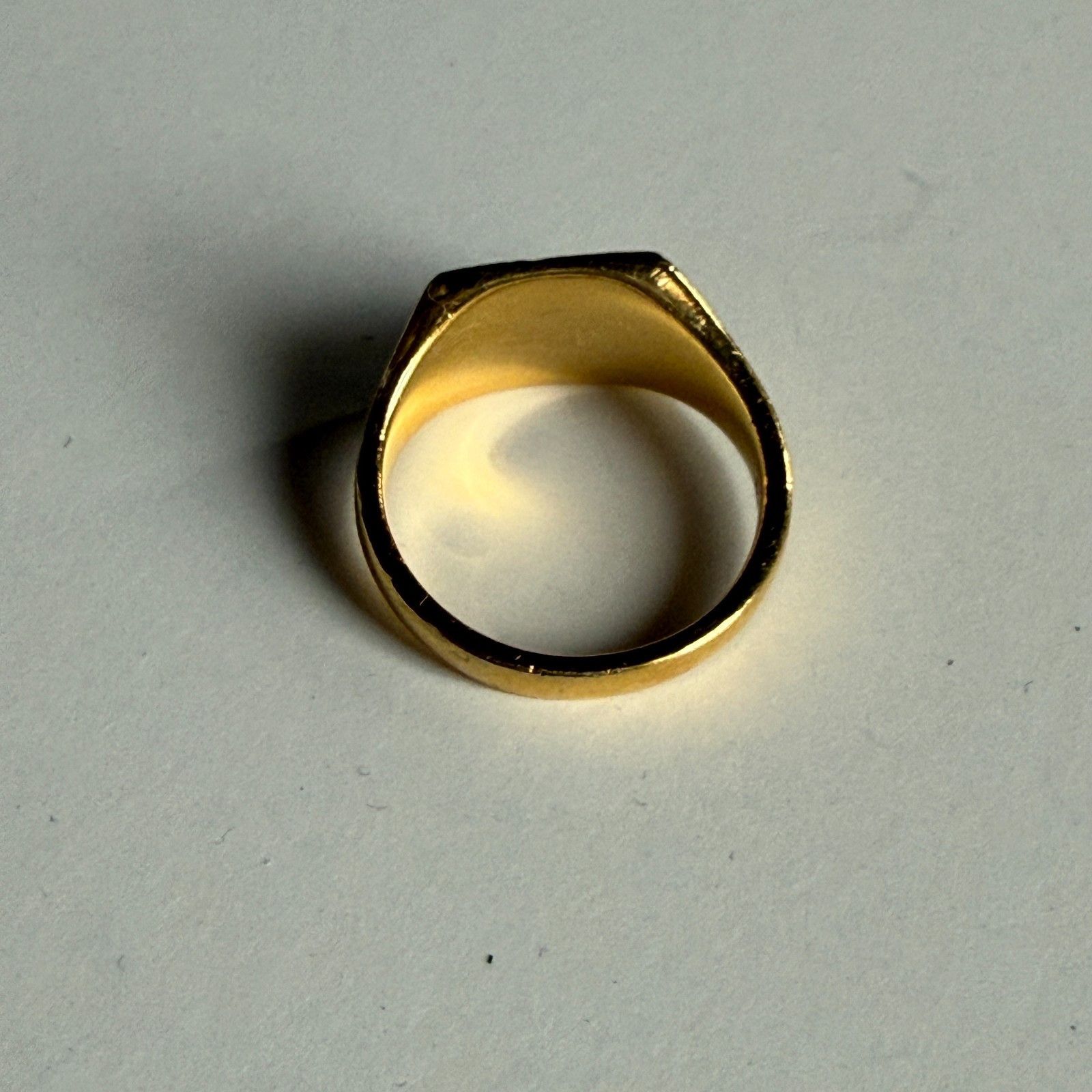 Miansai MIANSAI Gold Vermeil Signet Ring - Men's Size 9 Size ONE SIZE - 3 Thumbnail
