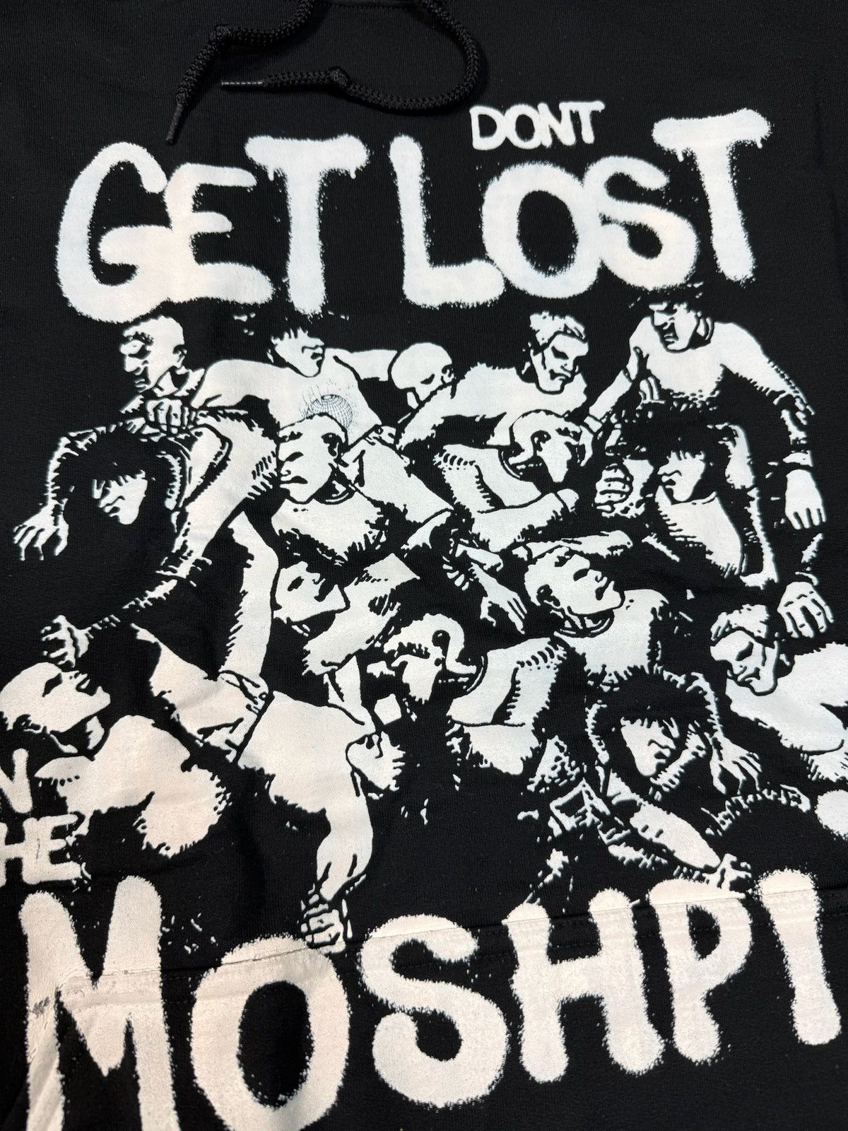 Band Tees × Rap Tees $NOT Mosh Pit Hoodie Black XXL Size US XXL / EU 58 / 5 - 3 Thumbnail