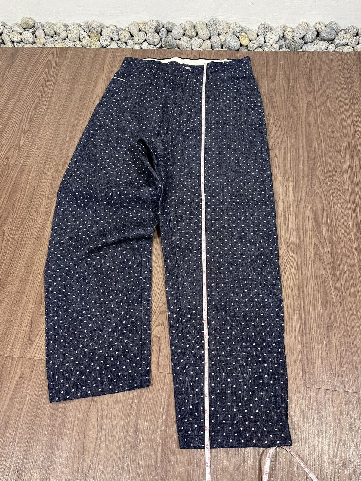 Designer × Japanese Brand Ichilu Design Labo Japan Polkadot Buckleback Pants Size US 29 - 14 Thumbnail