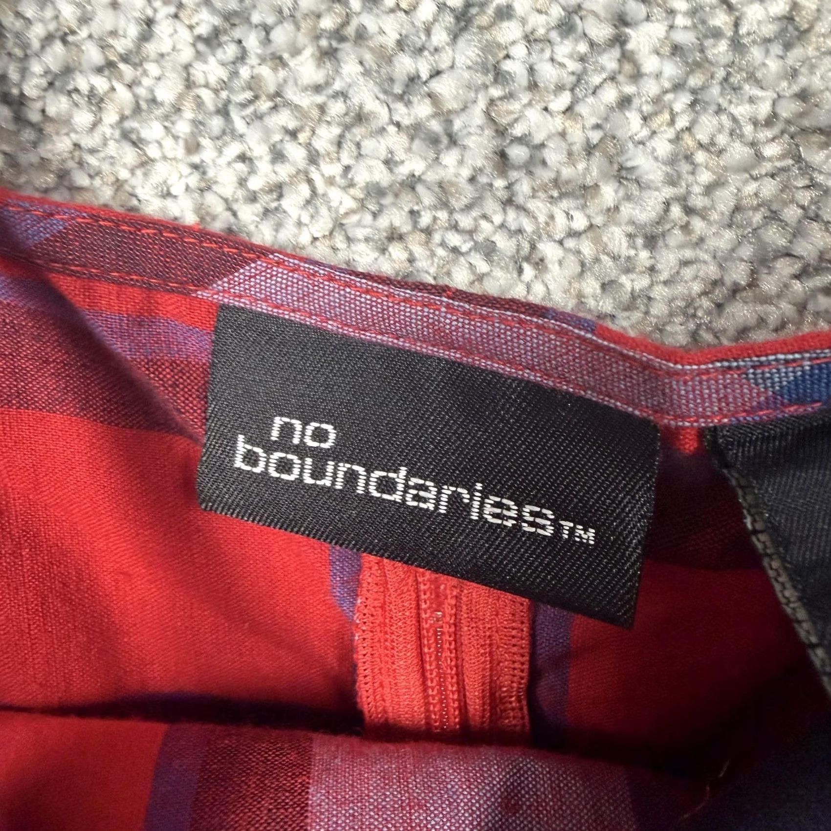 Vintage VINTAGE No Boundaries Tank Women M Red Plaid 90s Grunge Spaghetti Strap Camisole Shirt Adult Womens Size M / US 6-8 / IT 42-44 - 6 Thumbnail