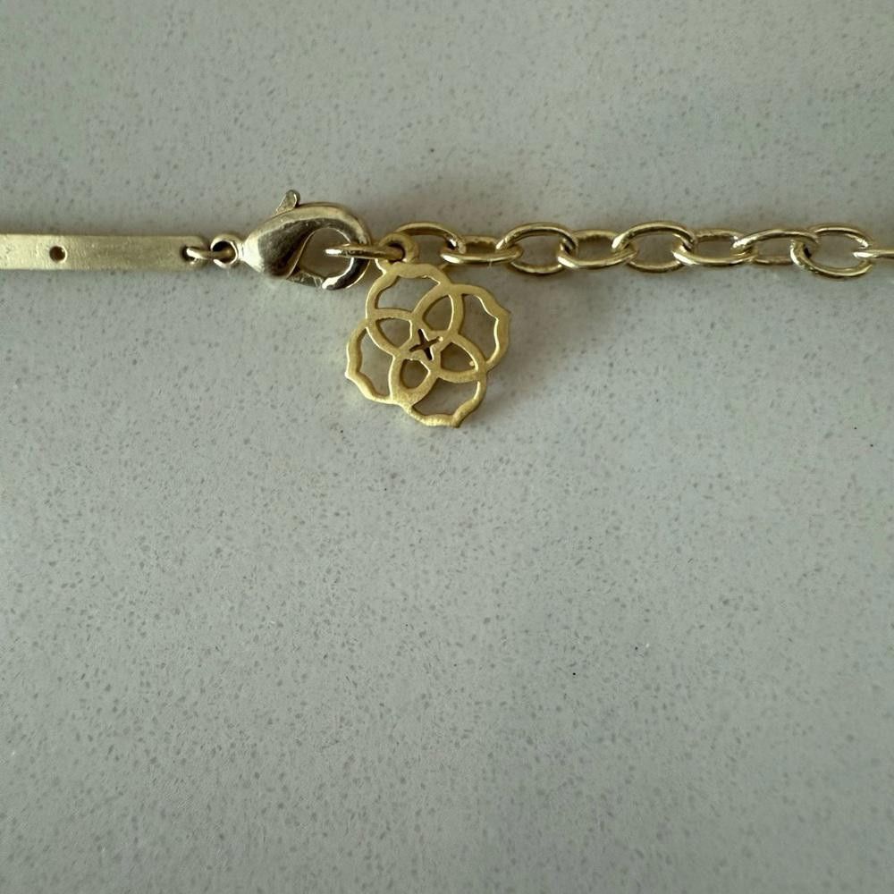 Designer Kendra Scott Fern Pendant Gold Chain Necklace Size ONE SIZE - 8 Thumbnail