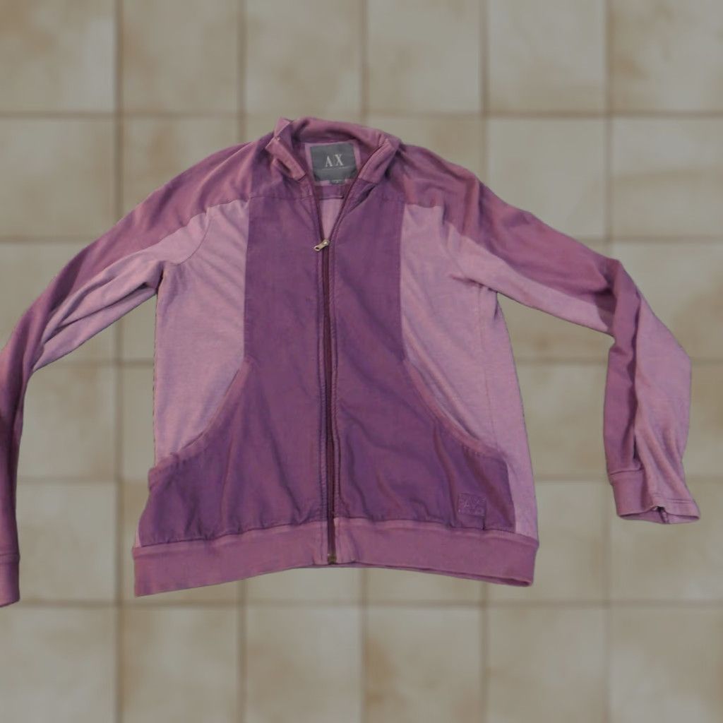 Armani Exchange Armani Exchange Jacket Womens M Zip Logo Casual Bomber Stretch Gray Polyester Microfiber Regular Size M / US 6-8 / IT 42-44 - 1 Thumbnail