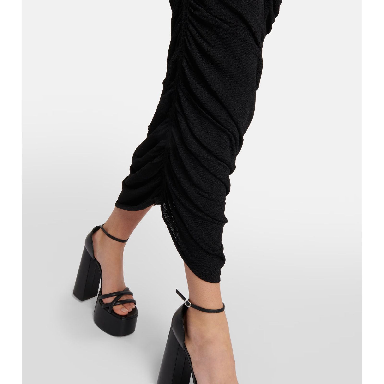 Altuzarra Altuzarra Trikera Jersey Maxi Dress sheer black size XS Size XS / US 0-2 / IT 36-38 - 5 Thumbnail