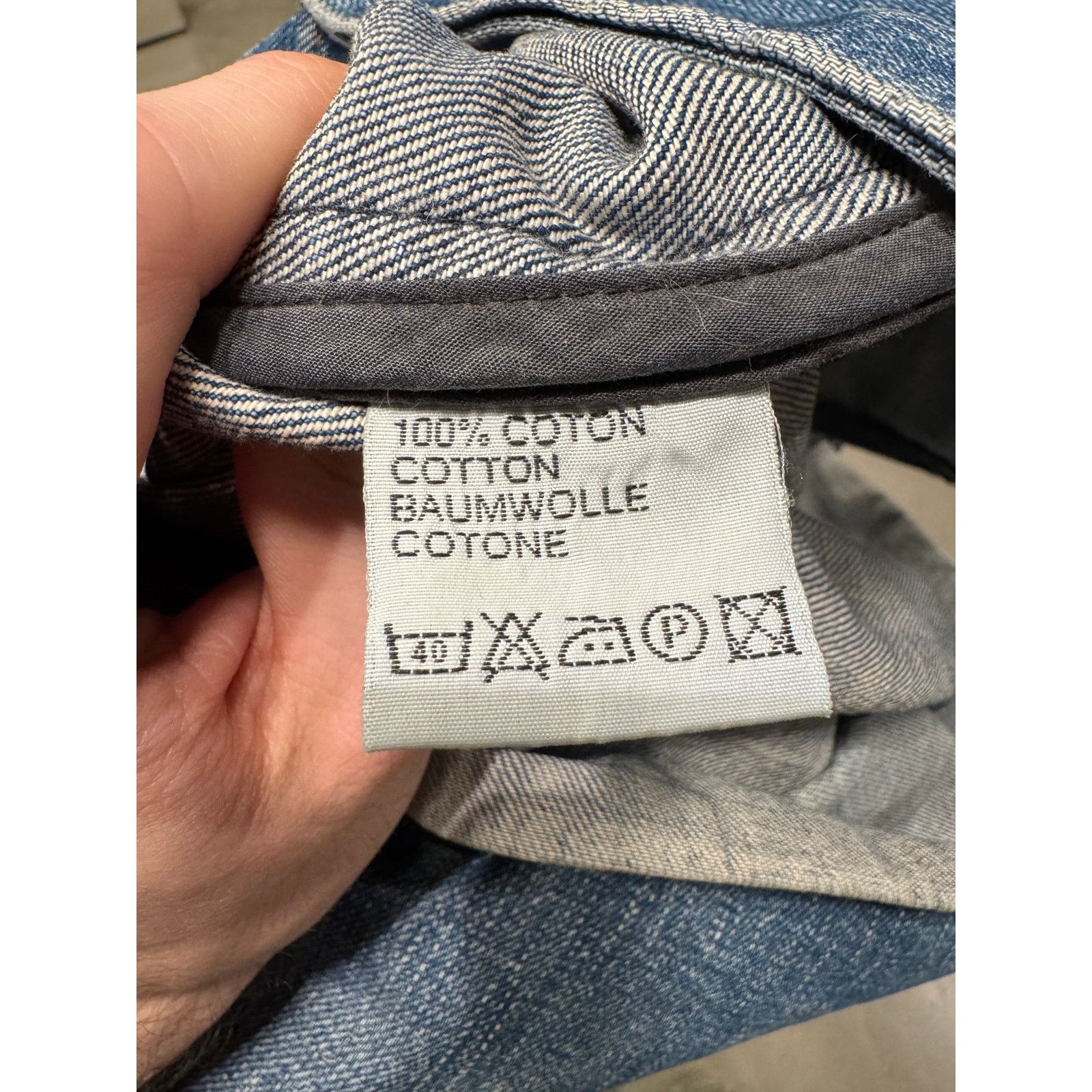 Dior A/W2002 Dior by Hedi Slimane faded denim jacket Size US M / EU 48-50 / 2 - 8 Thumbnail