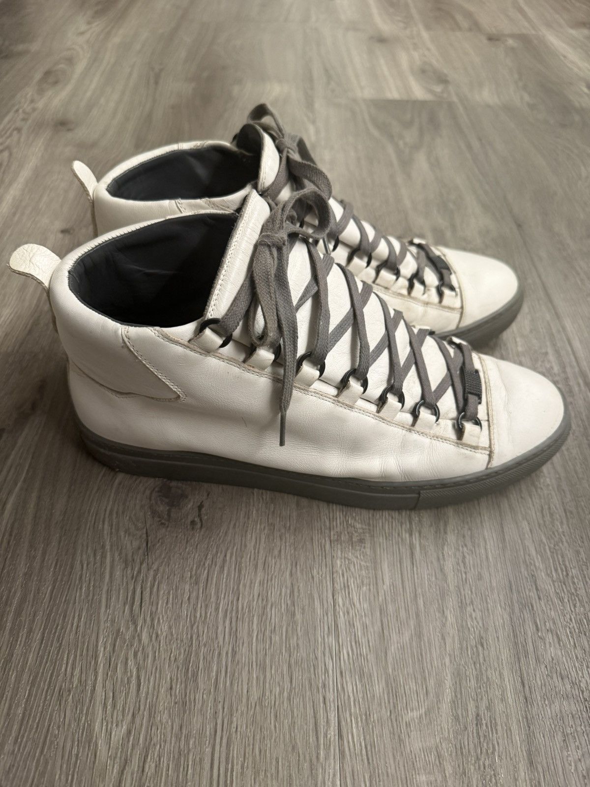 Balenciaga Balenciaga Arena Sneakers White/Grey US9 Size US 9 / EU 42 - 6 Thumbnail