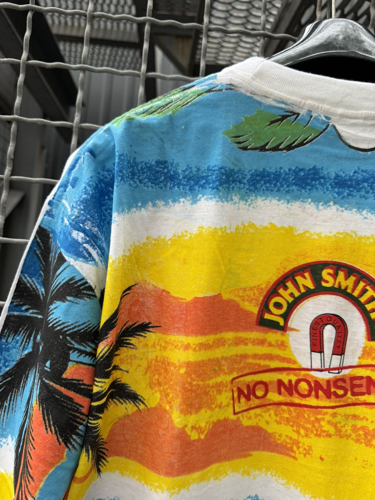 Vintage Vintage 90s John Smith Beer T Shirt Over Print Size US XL / EU 56 / 4 - 18 Thumbnail