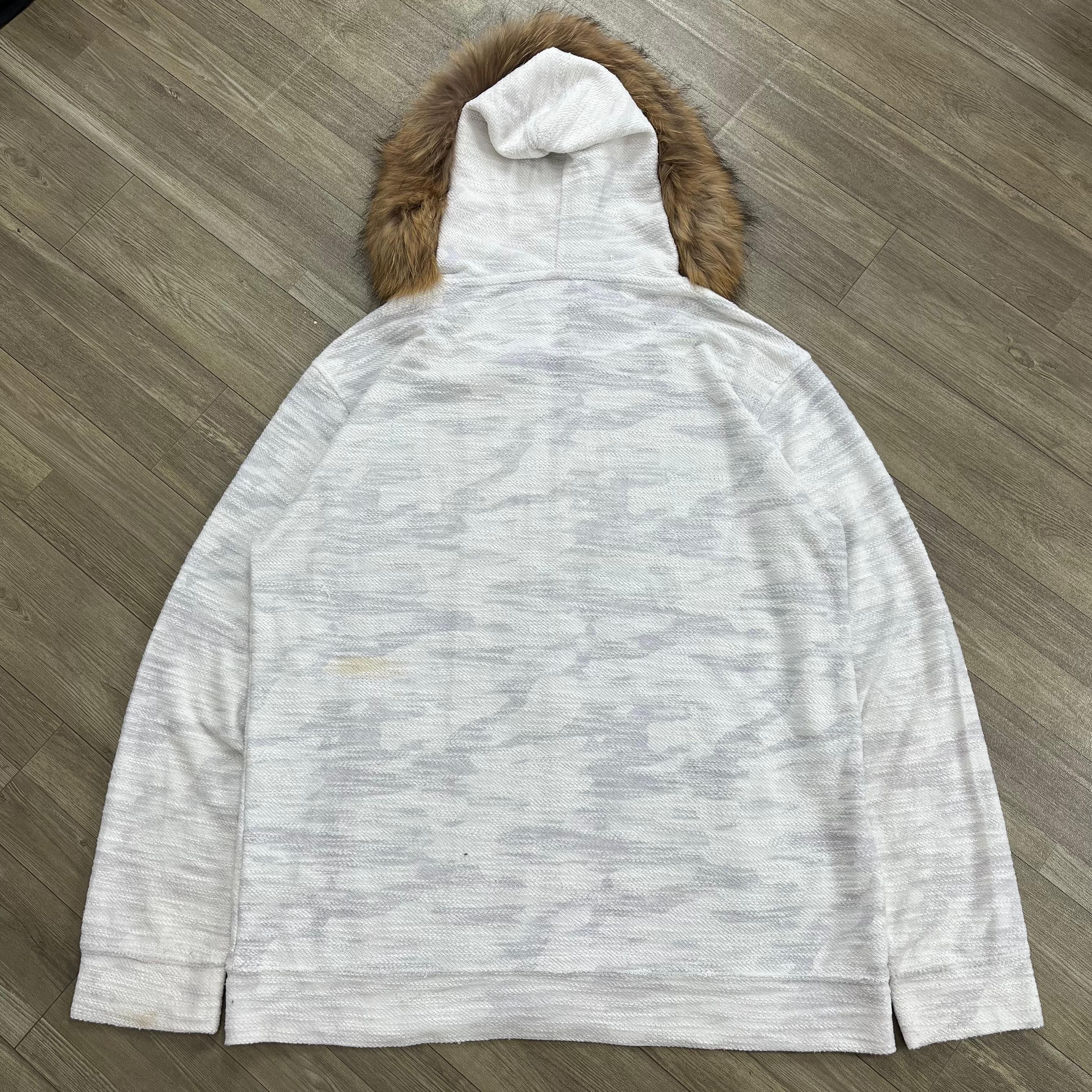 Japanese Brand 2000s In Theattic Homme Fur Zip Hoodie Camo Slayer Lgb Style Size US L / EU 52-54 / 3 - 18 Thumbnail