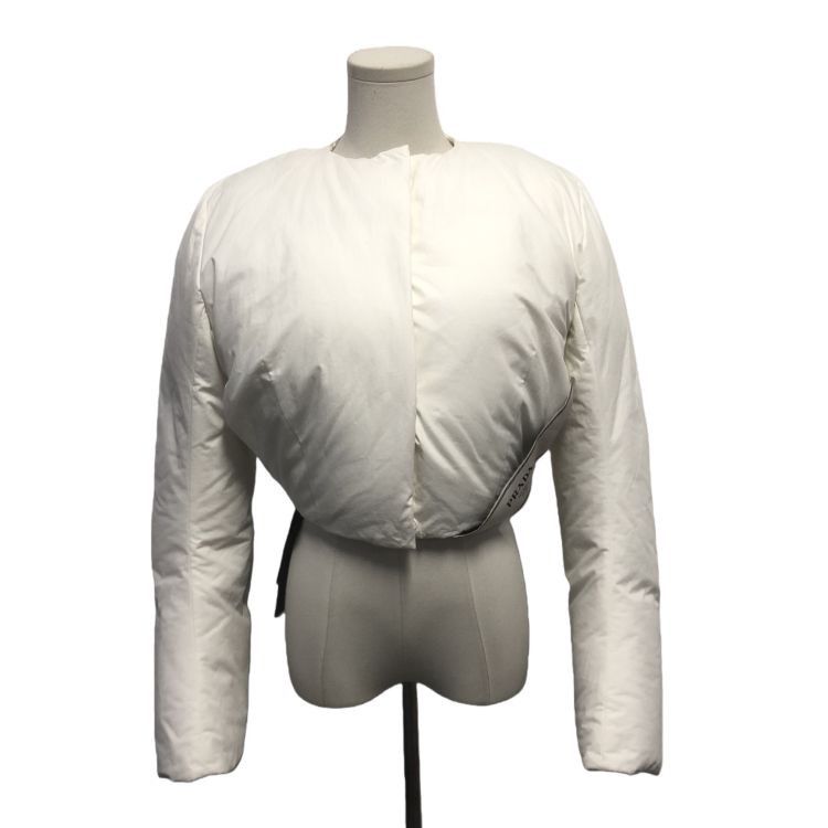 Prada Prada White Cropped Down Jacket Size 38 Size XS / US 0-2 / IT 36-38 - 1 Thumbnail