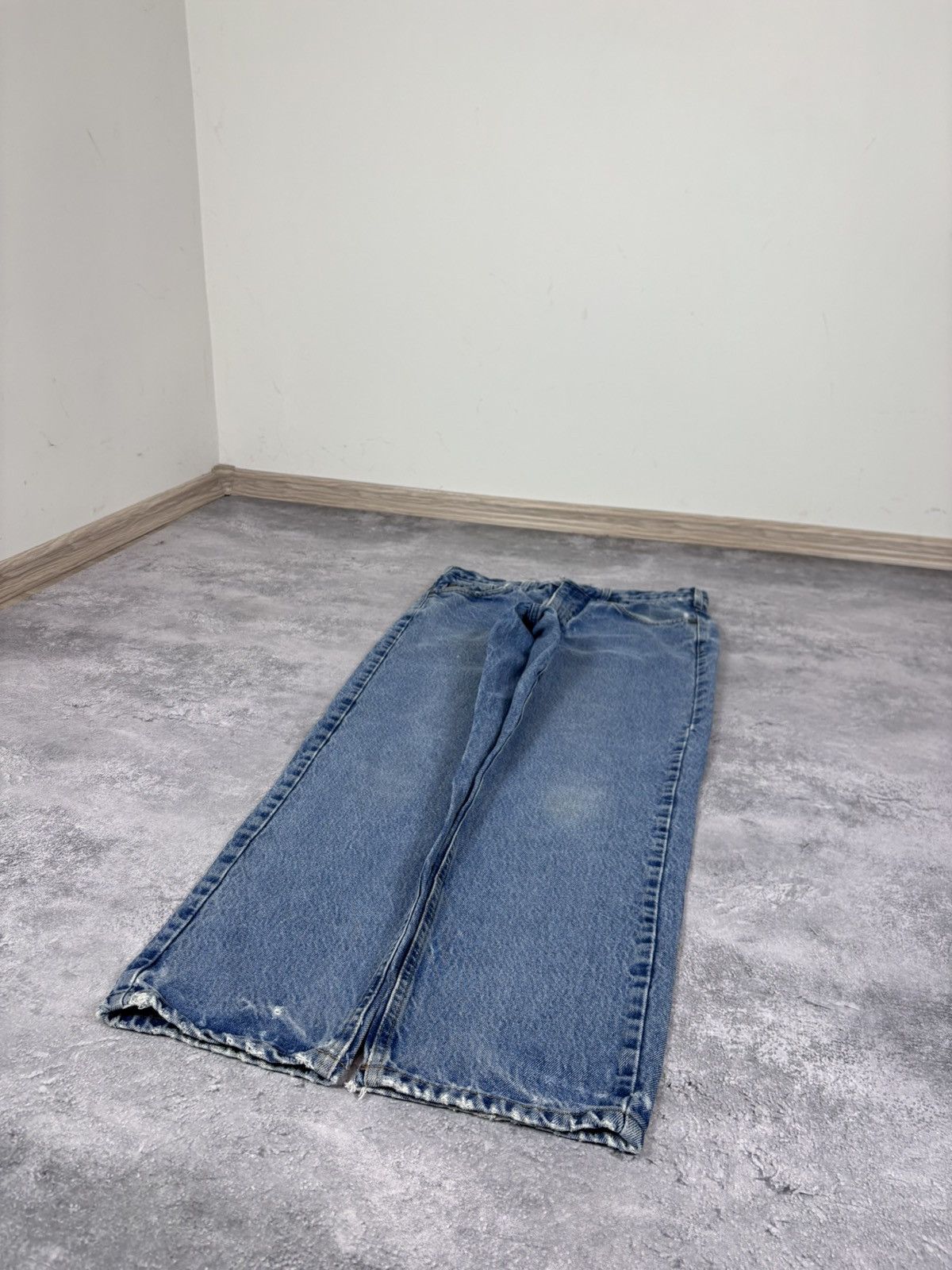 Carhartt Vintage Carhartt Men’s Faded Blue Denim Jeans Relaxed Fit Size US 33 - 11 Thumbnail