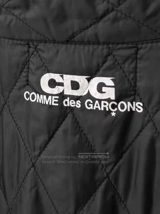 CDG Quilted Jacket Gray L.
